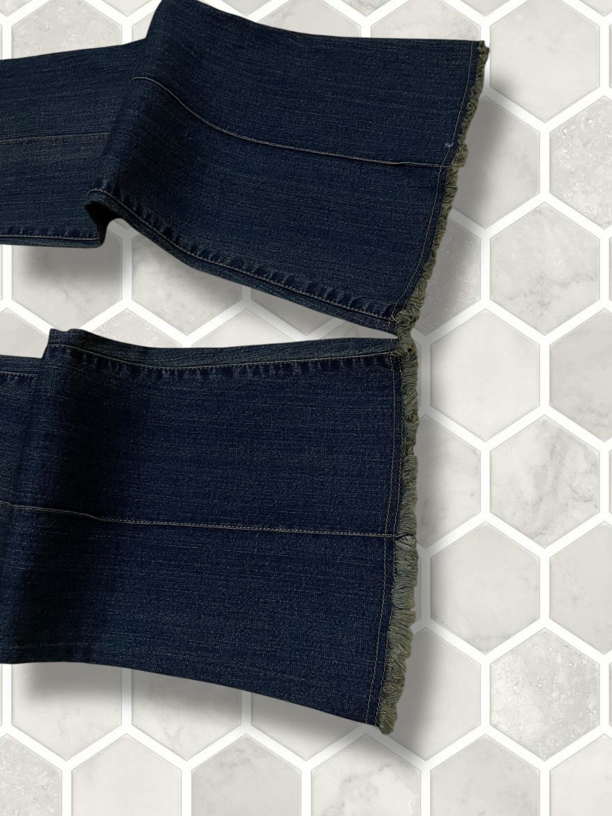 Hysteric Glamour Vintage 1990s Japan Designer Joueraux Echecs Flared Denim Size US 29 - 5 Thumbnail