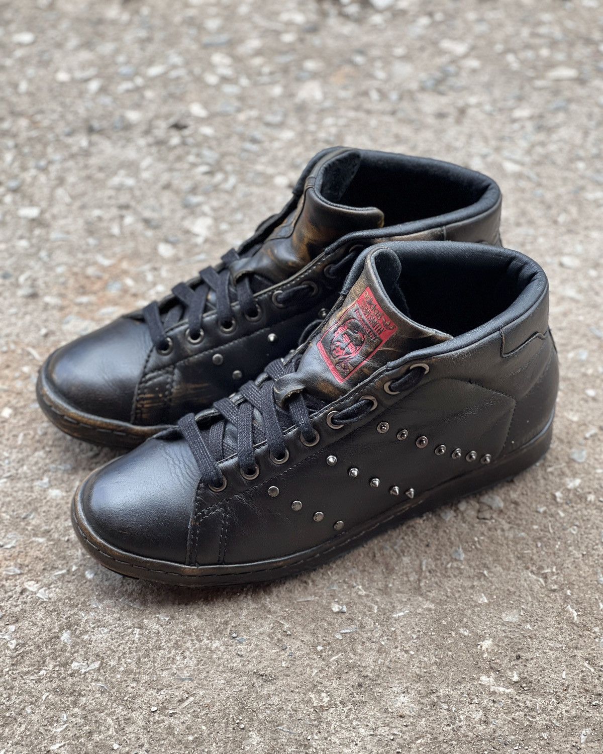 Adidas × Diesel “rare” Diesel x adidas Stan Smith High Top sneaker Size US 8.5 / EU 41-42 - 6 Thumbnail