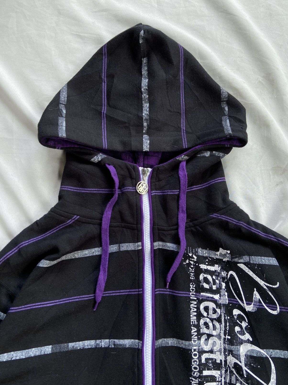 Japanese Brand B ONE SOUL I HATE TO TURN MY HEAD ZIP HOODIE Size US L / EU 52-54 / 3 - 10 Thumbnail