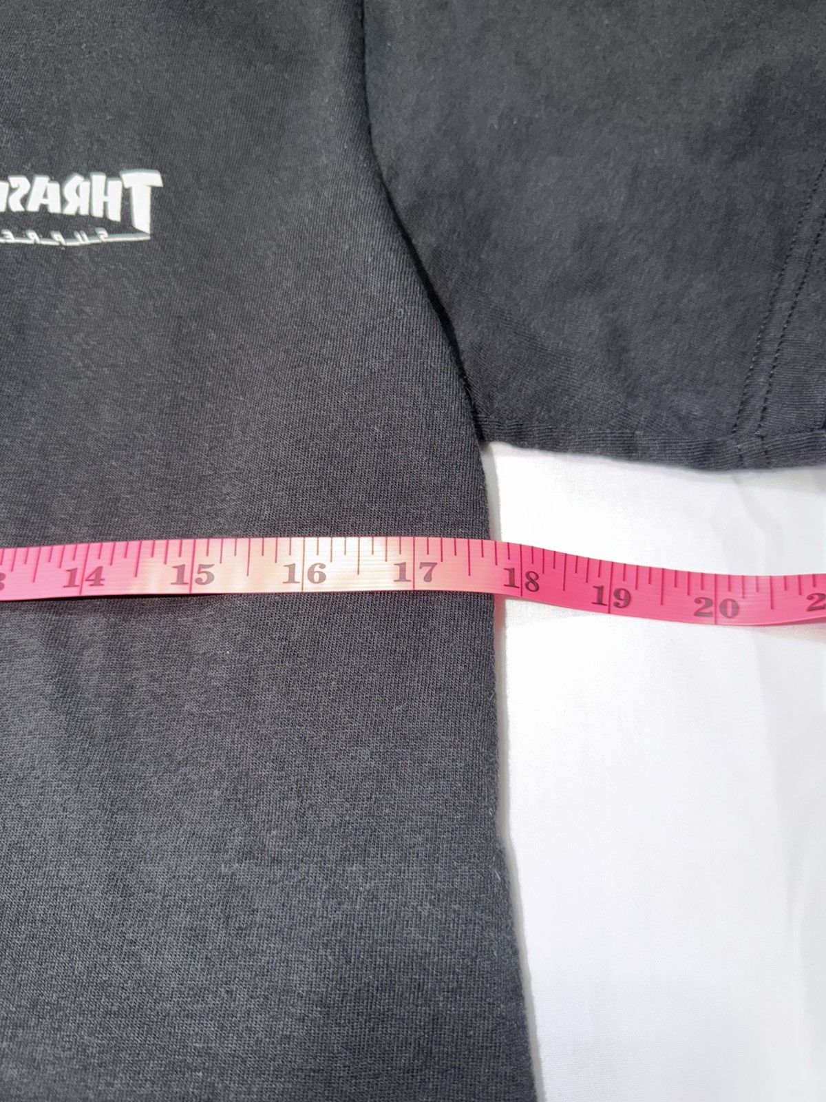 Supreme × Thrasher Supreme x Thrasher Cross Tee Black Size Small Excellent Cons Size US S / EU 44-46 / 1 - 9 Thumbnail