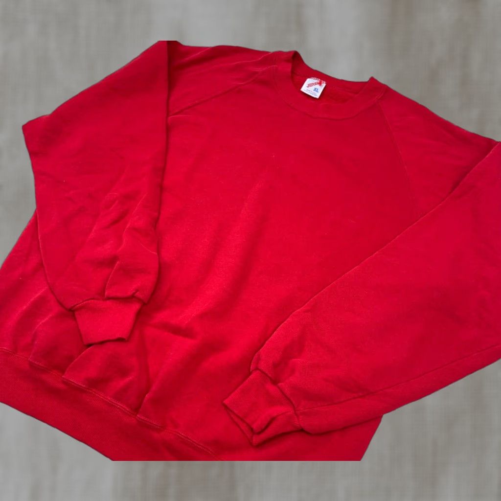 Jerzees VINTAGE Jerzees Sweatshirt Men XL Red Crew Neck 90s Y2K 50/50 Pullover Size US XL / EU 56 / 4 - 1 Thumbnail