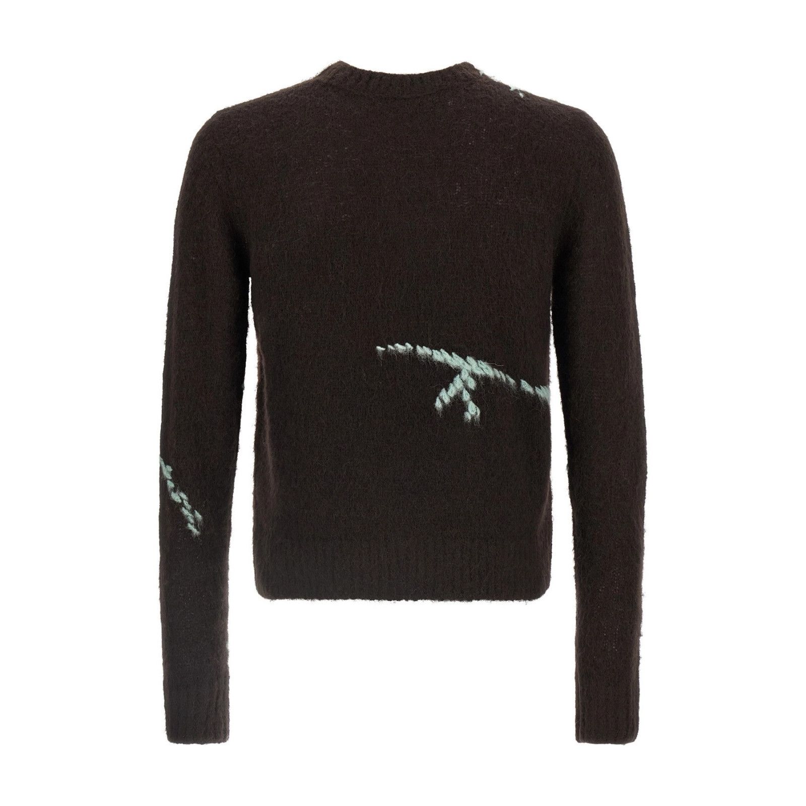 Dries Van Noten DRIES VAN NOTEN Mouche Brown Wool Sweater New & Authentic (M Size US L / EU 52-54 / 3 - 2 Thumbnail