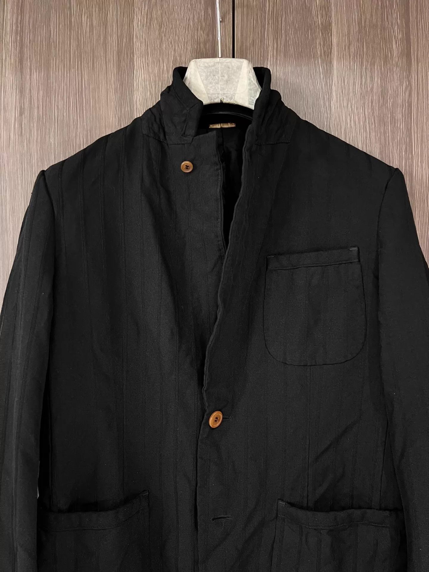 Comme des Garcons CDG HOMME DEUX 2015 2-Button Poly Stripe Blazer S Size US S / EU 44-46 / 1 - 4 Thumbnail