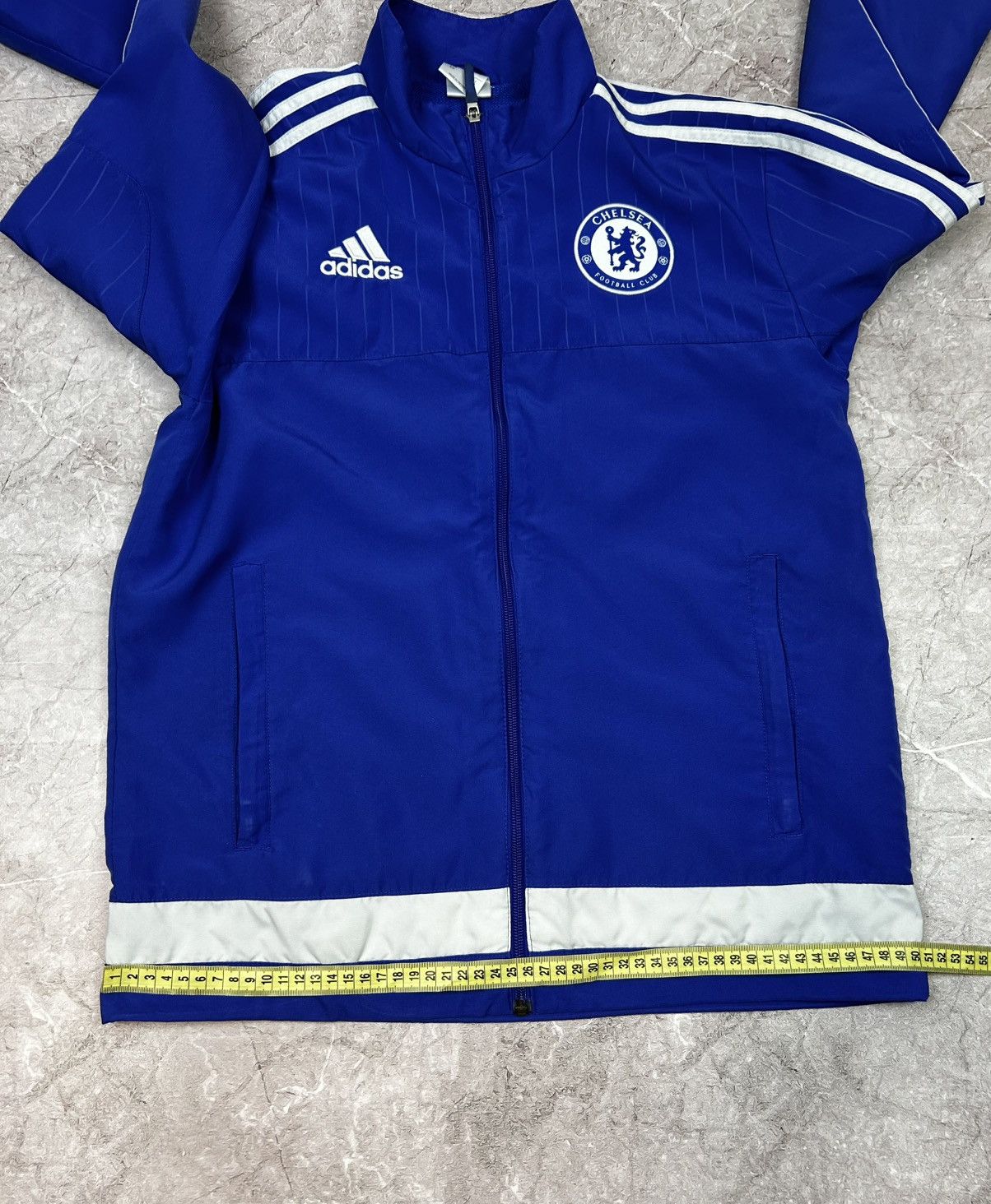 Adidas Adidas FC Chelsea Vintage Nylon Soccer Track Jacket Y2K Size US S / EU 44-46 / 1 - 17 Thumbnail