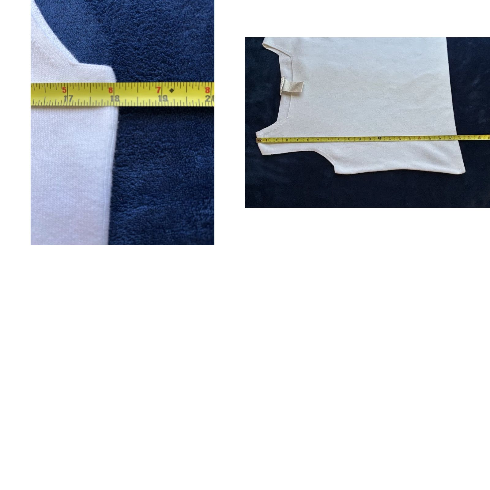 Vintage VINTAGE Designers Originals Sleeveless Top Women PM White 90s Cotton Knit Sleeveless Regular Size Short description: N/A Size M / US 6-8 / IT 42-44 - 9 Thumbnail