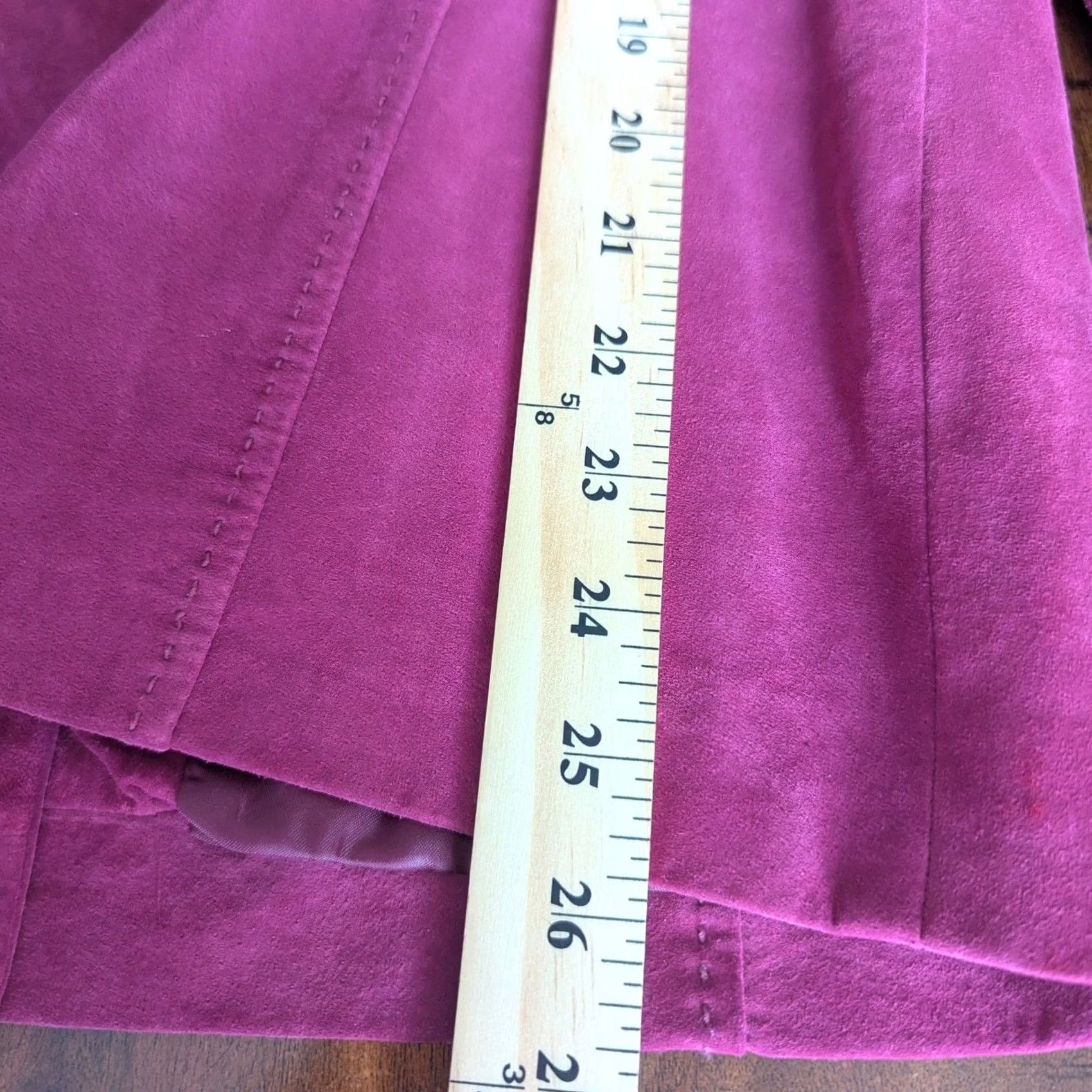 Pendleton Pendleton Jacket Pink Suede Leather Button Front Mid-Length Western Womens M Size M / US 6-8 / IT 42-44 - 7 Thumbnail