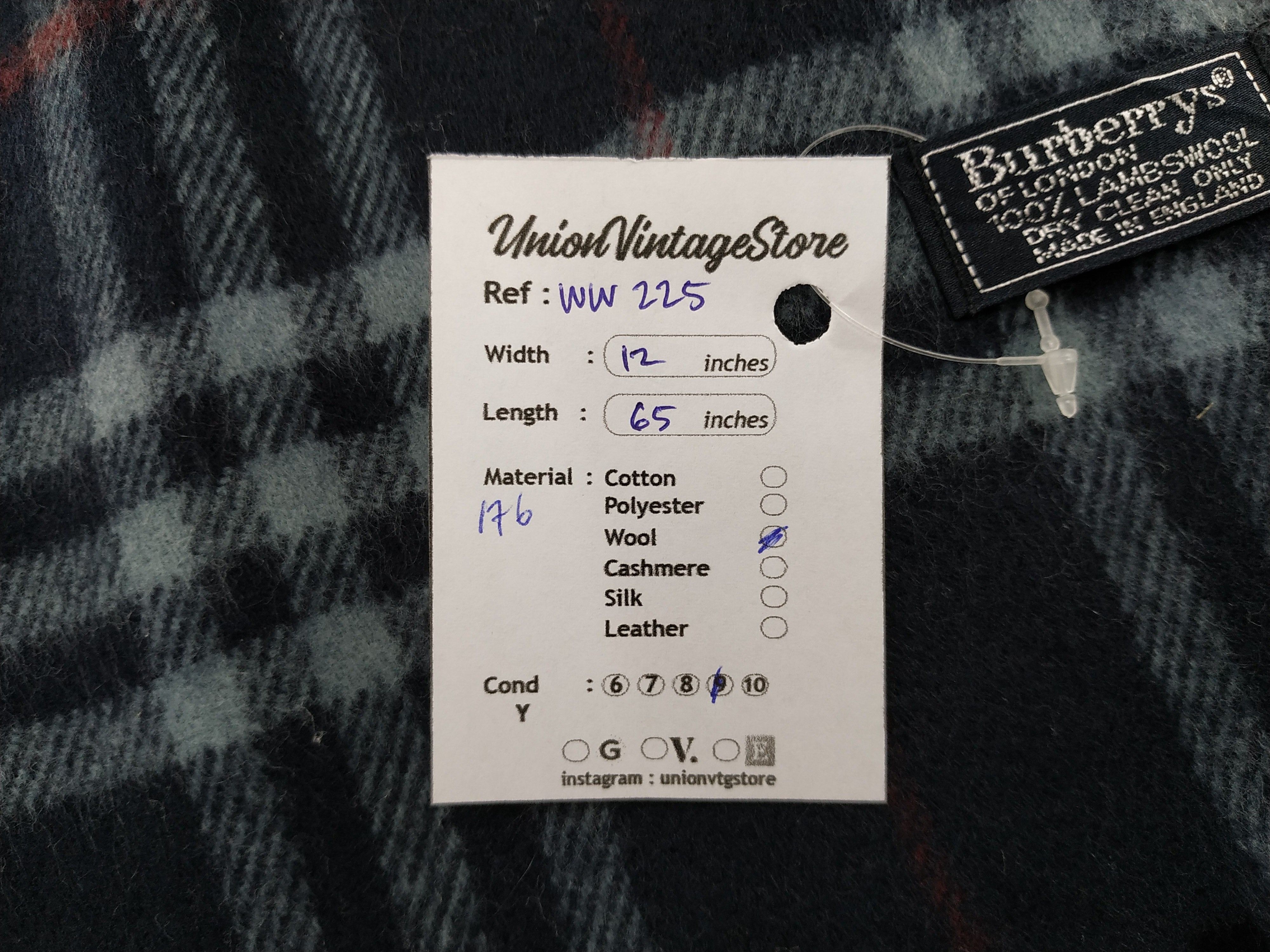 Burberry × Vintage Burberry Scarf / Muffler / Neckwear - WW225 Size ONE SIZE - 7 Thumbnail