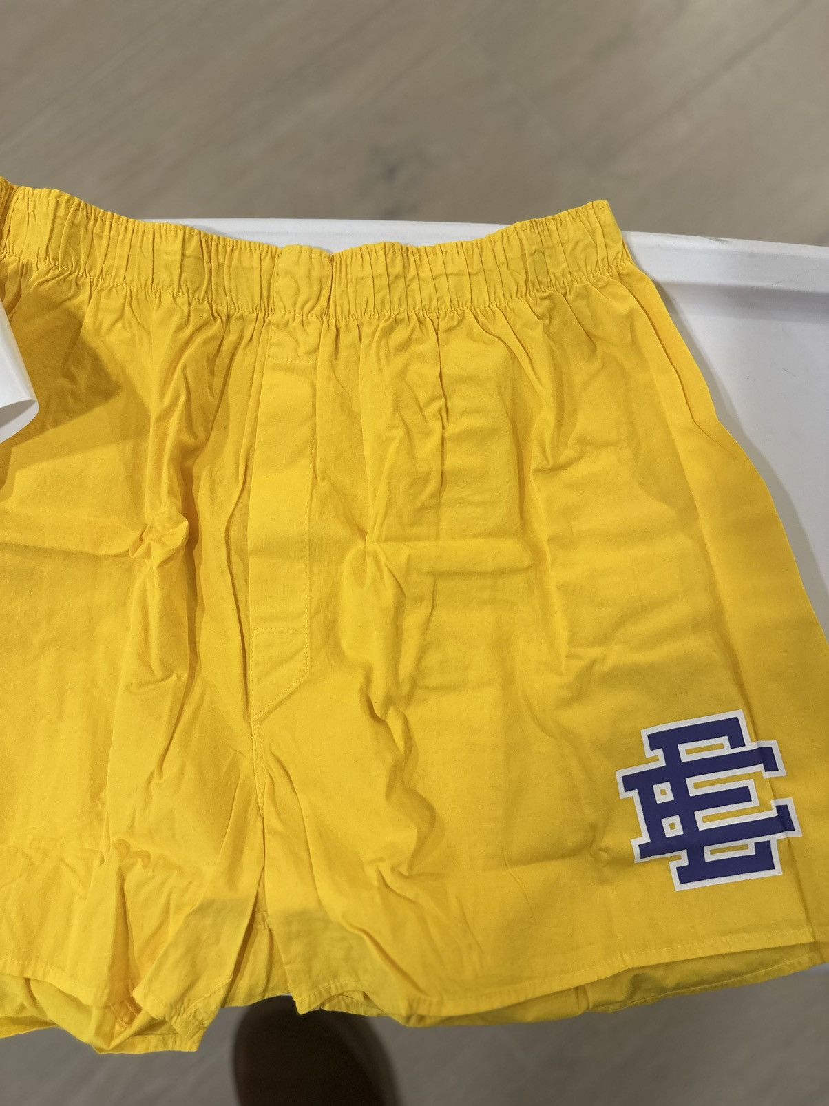 Eric Emanuel EE House Shorts Yellow Lakers XL Size US 36 / EU 52 - 2 Thumbnail
