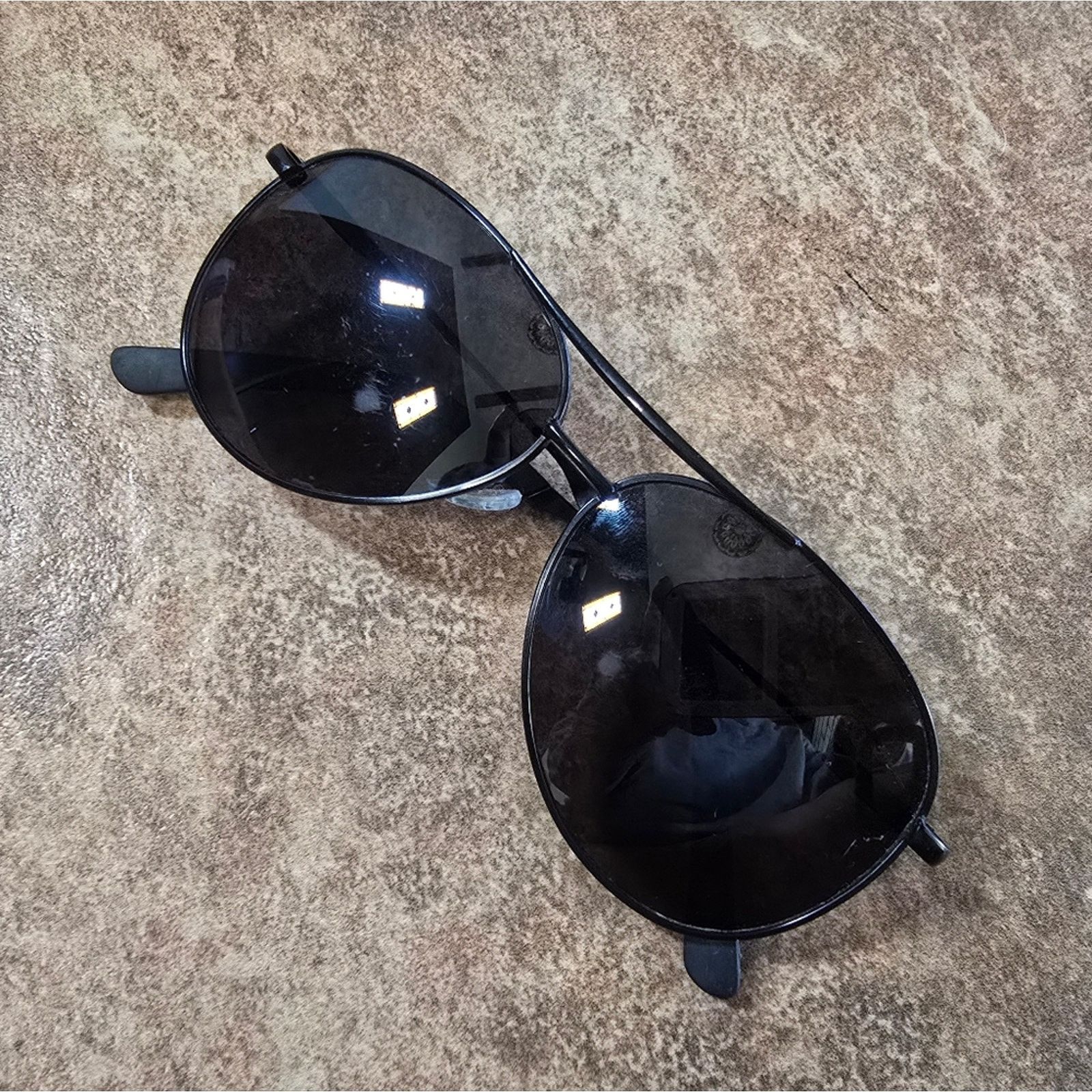 Other Black Classic Aviator Sunglasses Size ONE SIZE - 3 Thumbnail