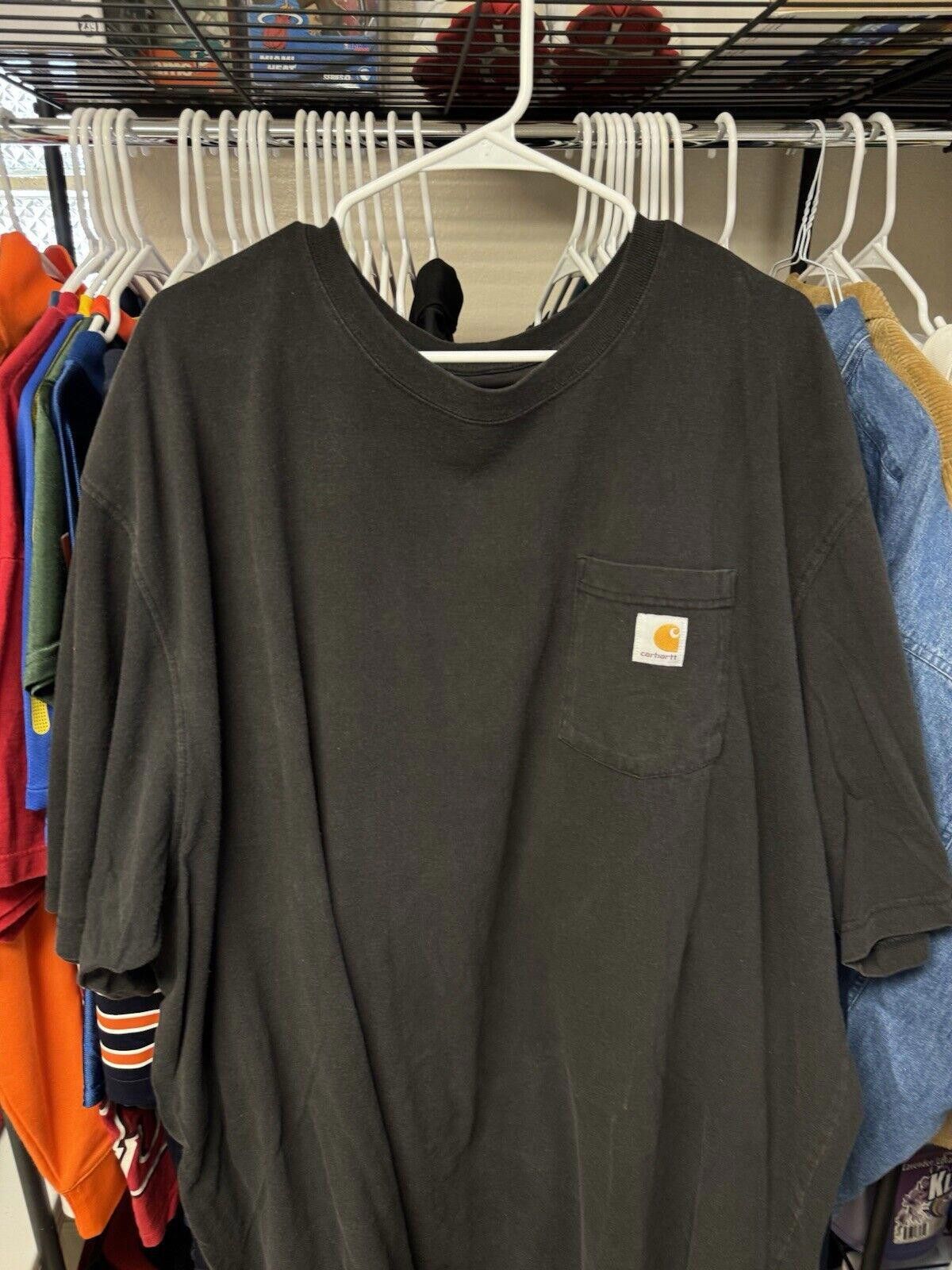 Carhartt Carhartt Loose Fit Short Sleeve Heavy Weight Pocket Tshirt Size US XXL / EU 58 / 5 - 3 Thumbnail