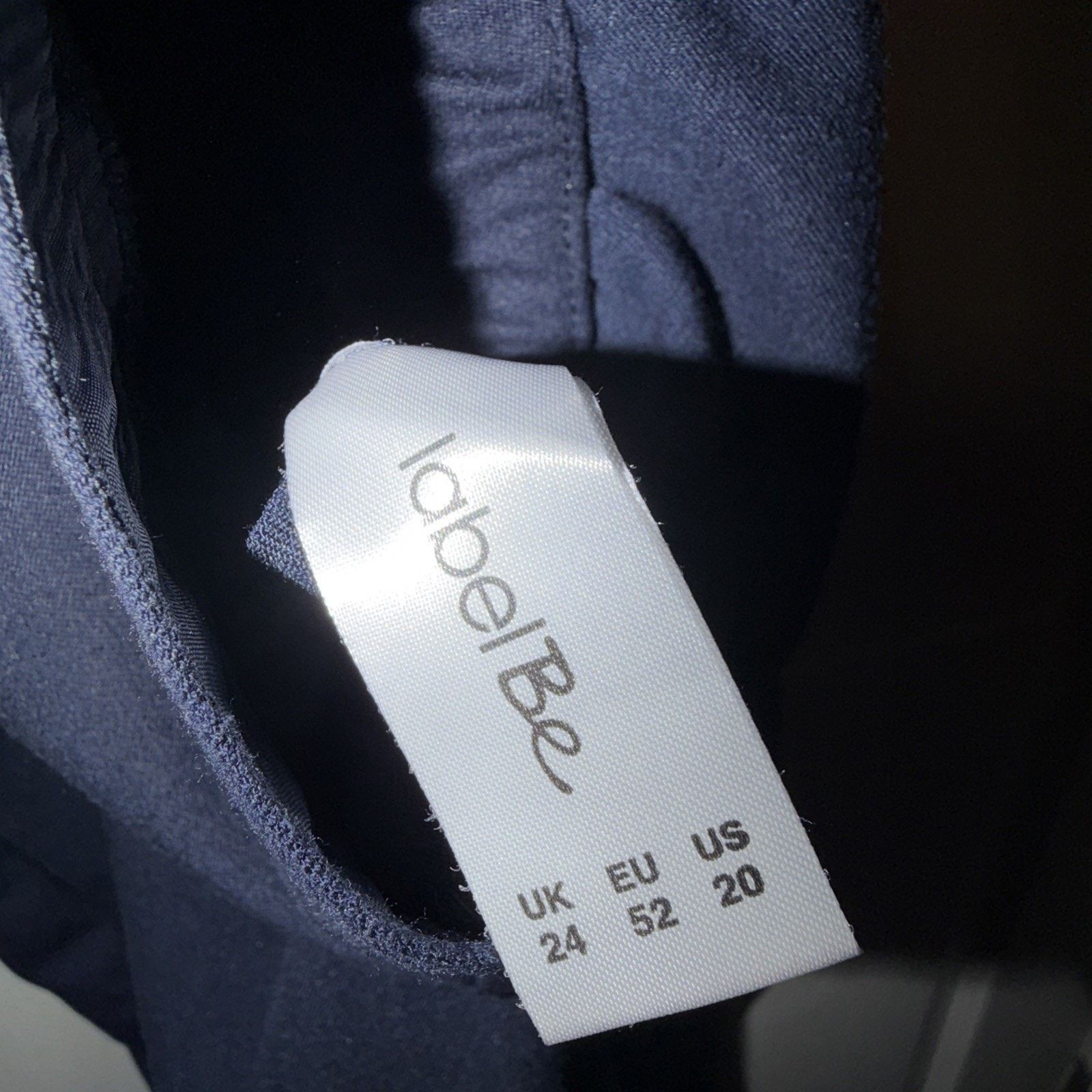 Label Under Construction Label Be Women’s Dress Pants Size 20 Navy Blue Size 42" / US 20 - 9 Thumbnail