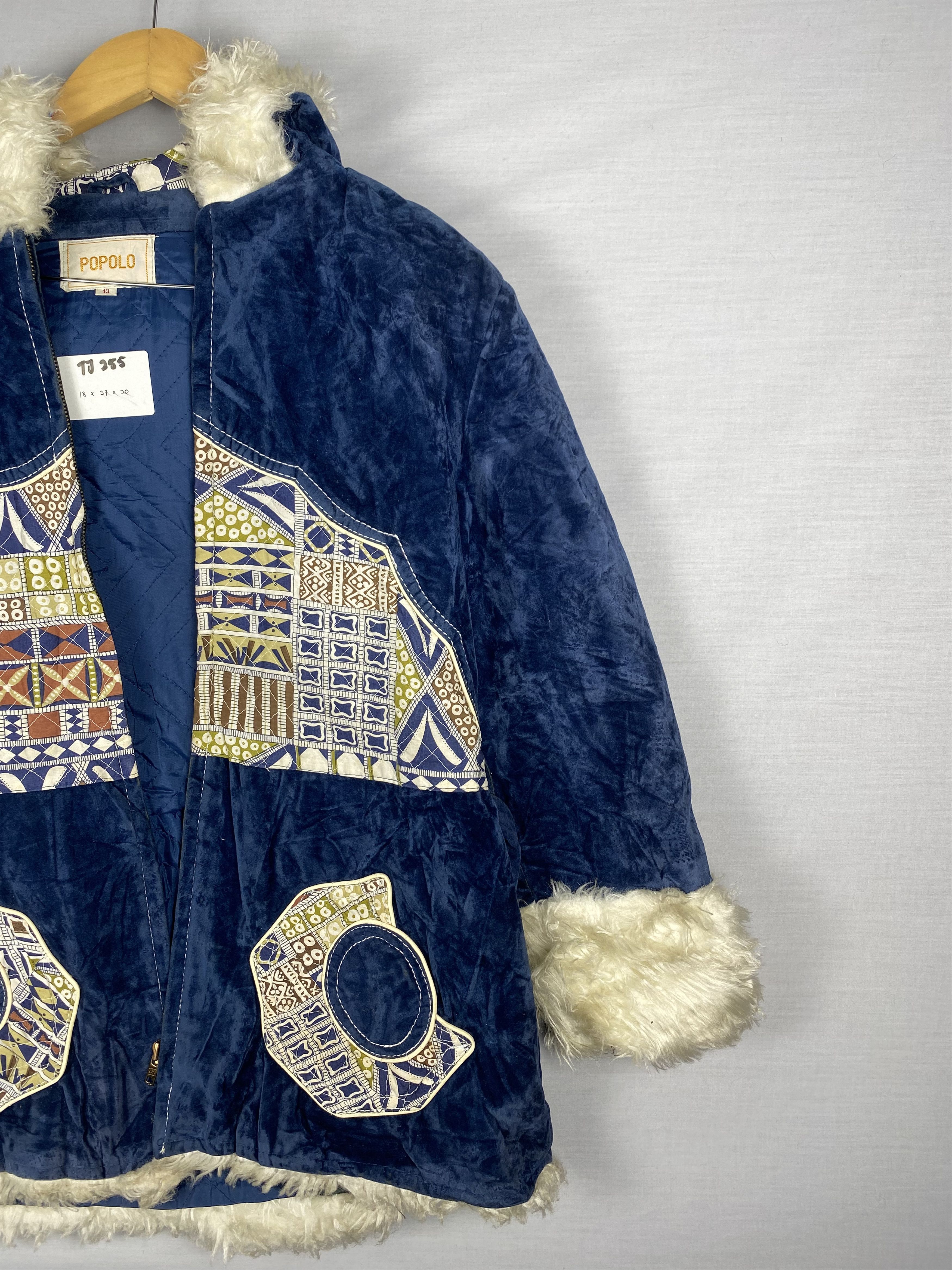 Traditional Weatherwear Vintage Popolo Boho Patchwork Faux Fur Festival Jacket Size US S / EU 44-46 / 1 - 4 Thumbnail