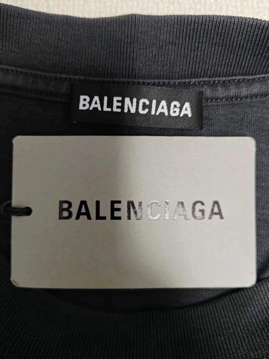 Balenciaga Balenciaga logo washed short sleeves in front and back Size US M / EU 48-50 / 2 - 5 Thumbnail