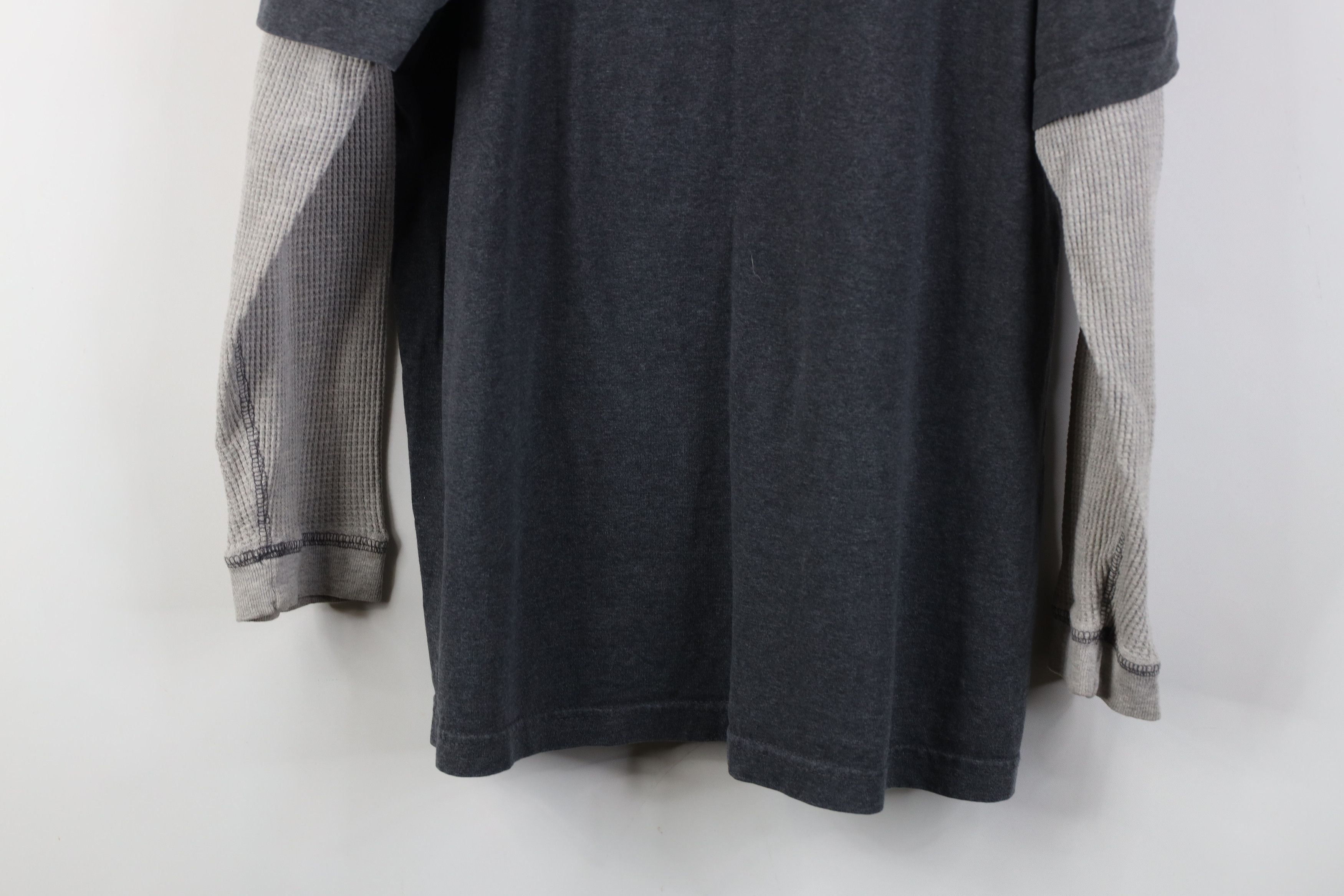 Vintage Vintage Y2K Streetwear Thermal Knit Long Sleeve T-Shirt Size US M / EU 48-50 / 2 - 13 Thumbnail