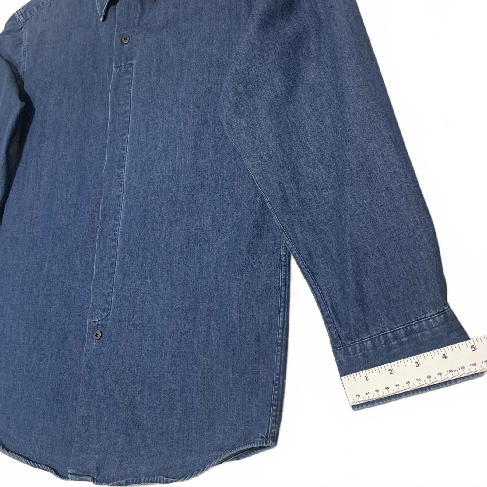 Other VTG 90s Bill Robinson Men's M Classic Denim Shirt Hong Kong Size US M / EU 48-50 / 2 - 9 Thumbnail