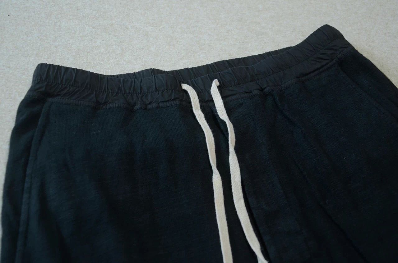 Rick Owens Rick Owens Black Dropped Crotch Cuffed Pants Size US 28 / EU 44 - 3 Thumbnail