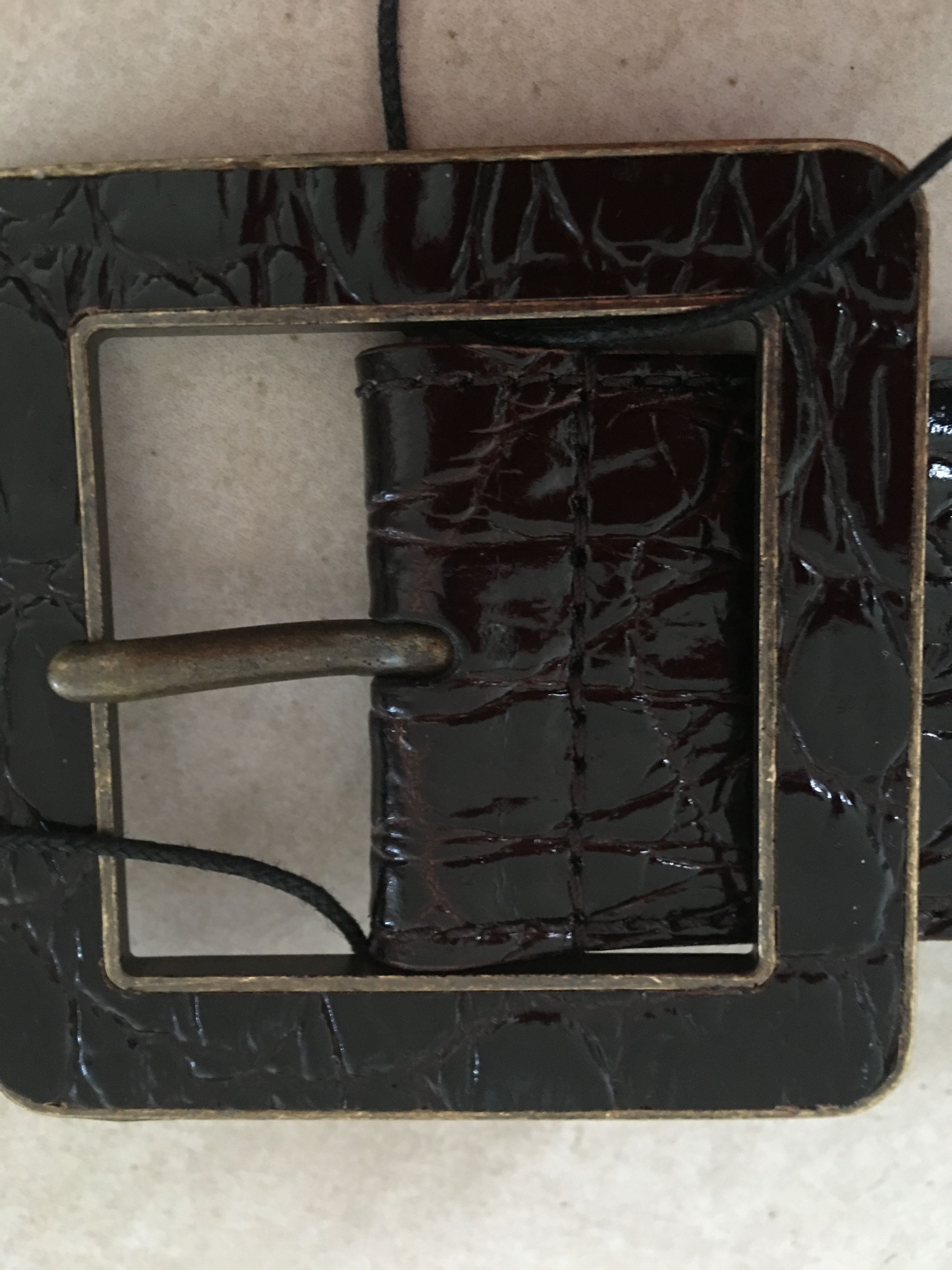 Saint Laurent Paris Belt in Leather Size ONE SIZE - 7 Thumbnail