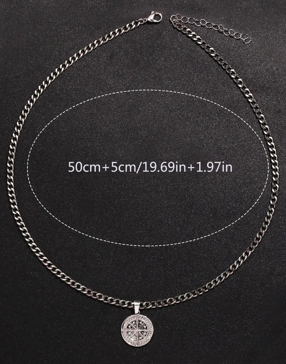Jewelry × Vintage Compass pendant 50cm necklace vintage vibe Size ONE SIZE - 5 Thumbnail
