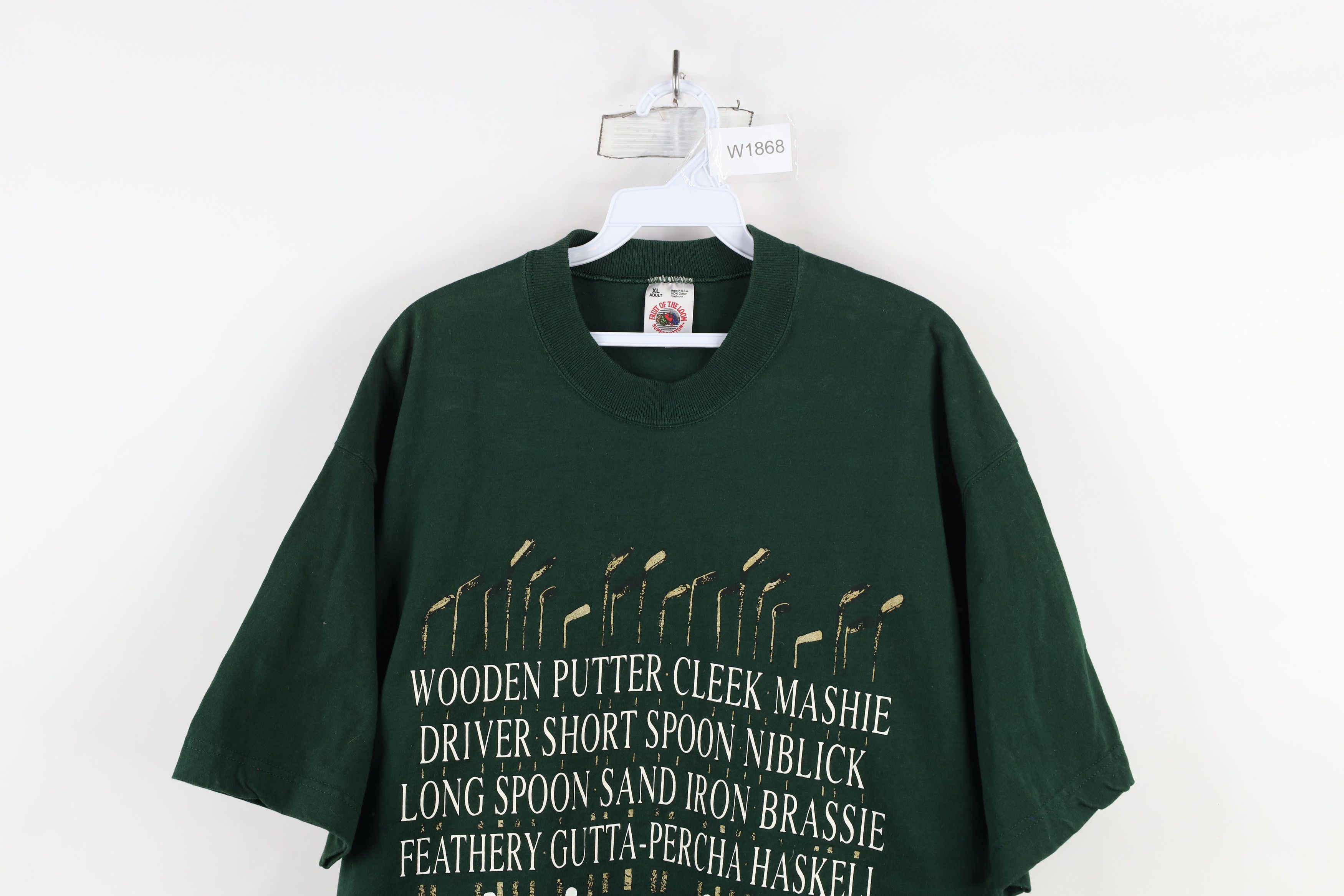 Vintage Vintage 90s Streetwear Heavyweight Wooden Putter T-Shirt USA Size US XL / EU 56 / 4 - 2 Thumbnail