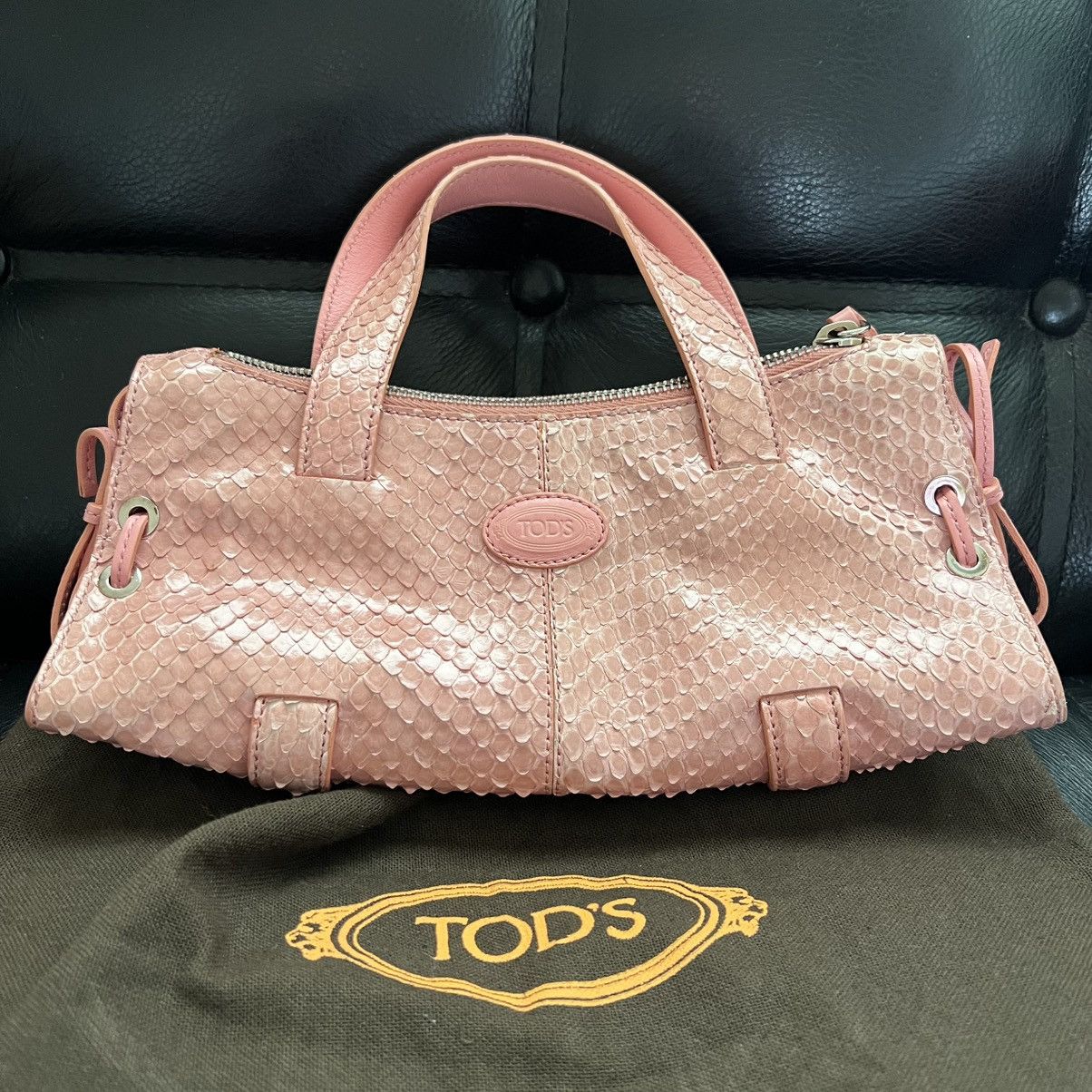 Tod's Tod’s Pink Mini Leather Bag Made in Italy w/ Dust Bag Size ONE SIZE - 1 Thumbnail