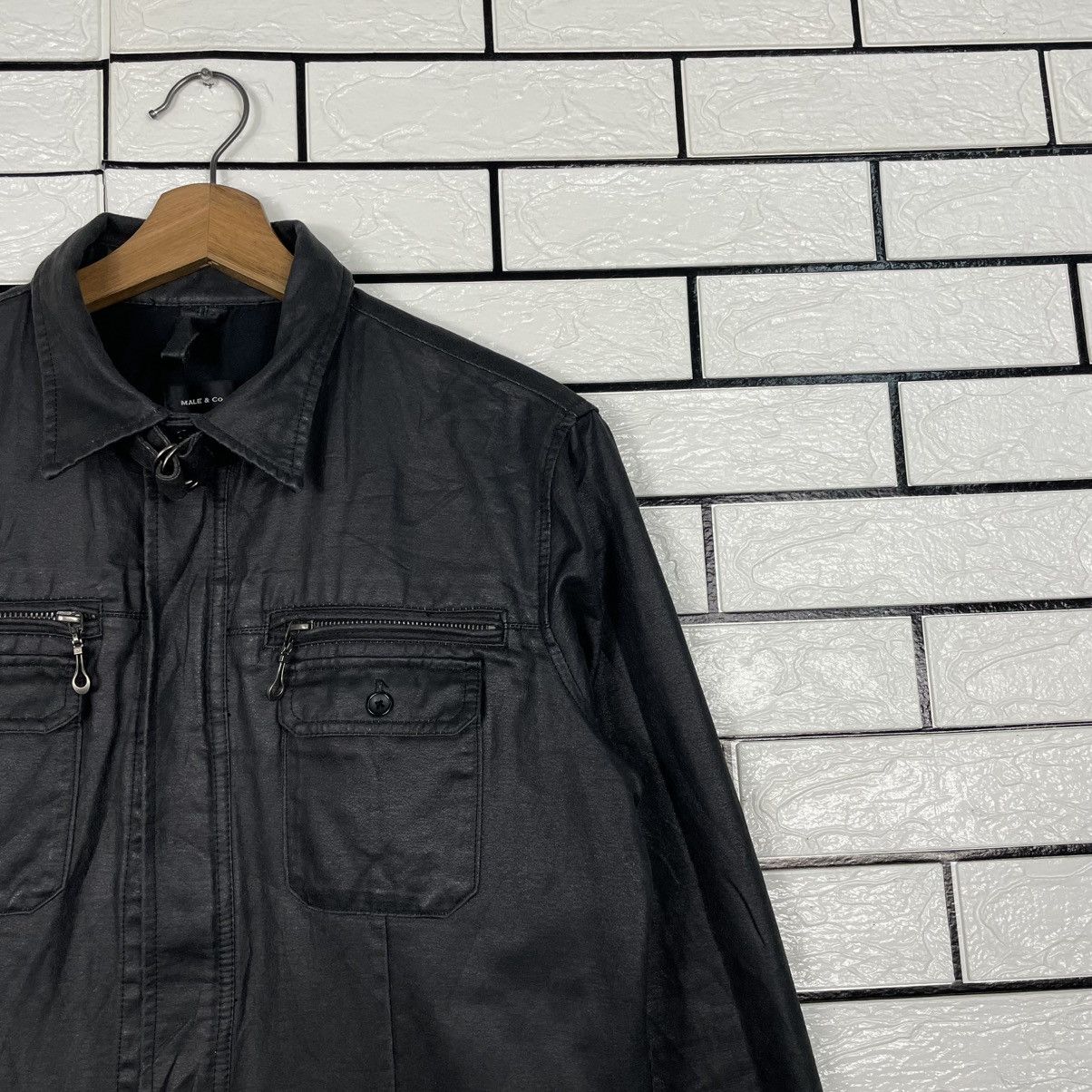 Japanese Brand Male & Co Slim Fit Black Jacket Size US M / EU 48-50 / 2 - 5 Thumbnail