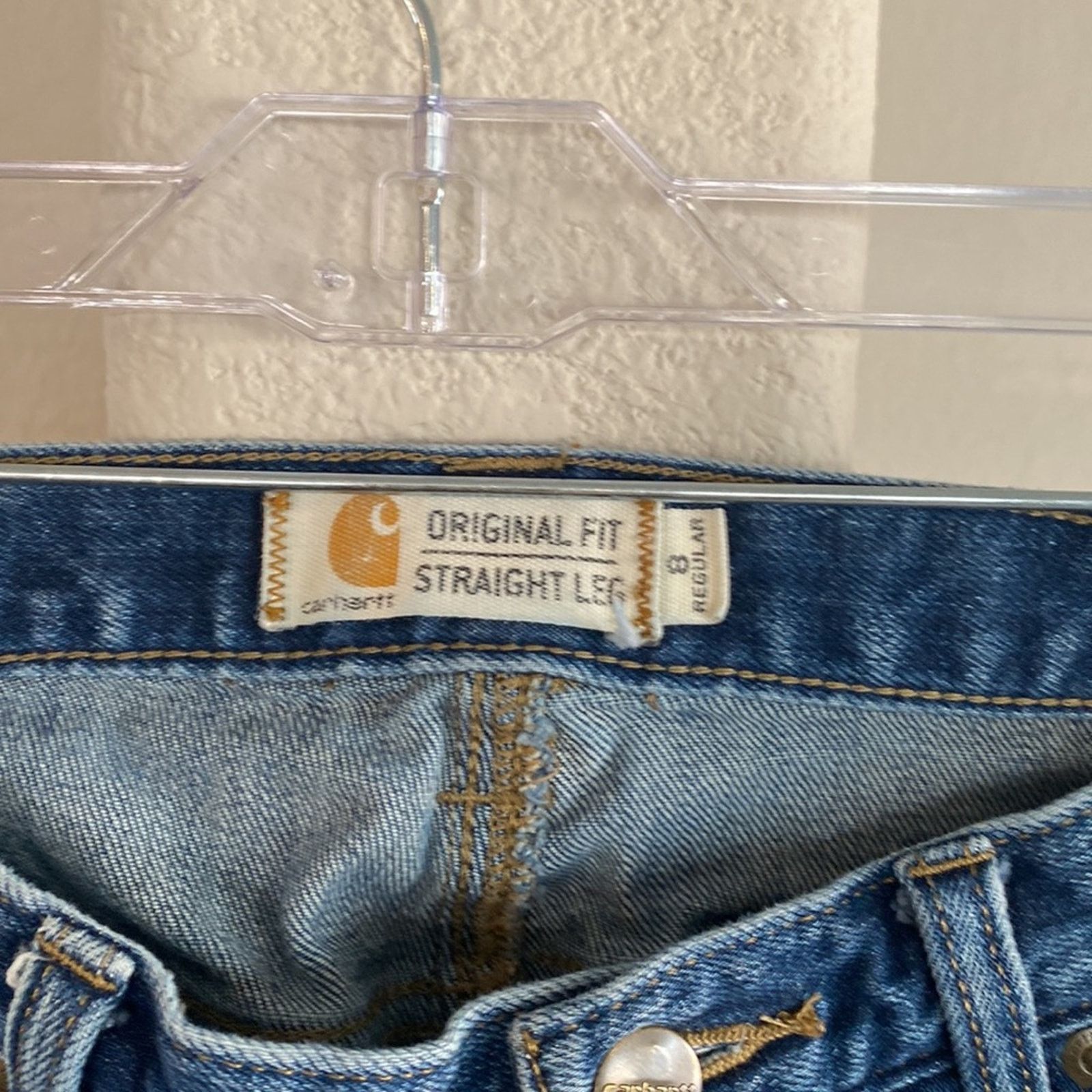 Carhartt Carhartt original fit straight leg jean ranch outdoor sz 8 Size 30" / US 8 / IT 44 - 3 Thumbnail