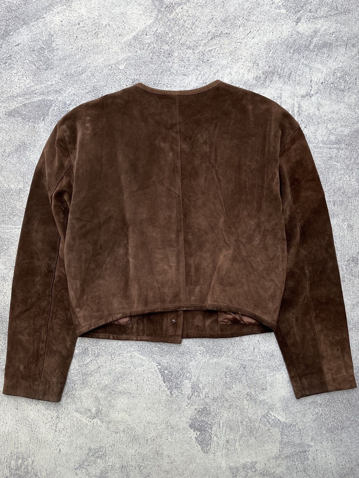 Issey Miyake 1980’s Issey Miyake Sport Stitched Leather Jacket Size US M / EU 48-50 / 2 - 6 Thumbnail