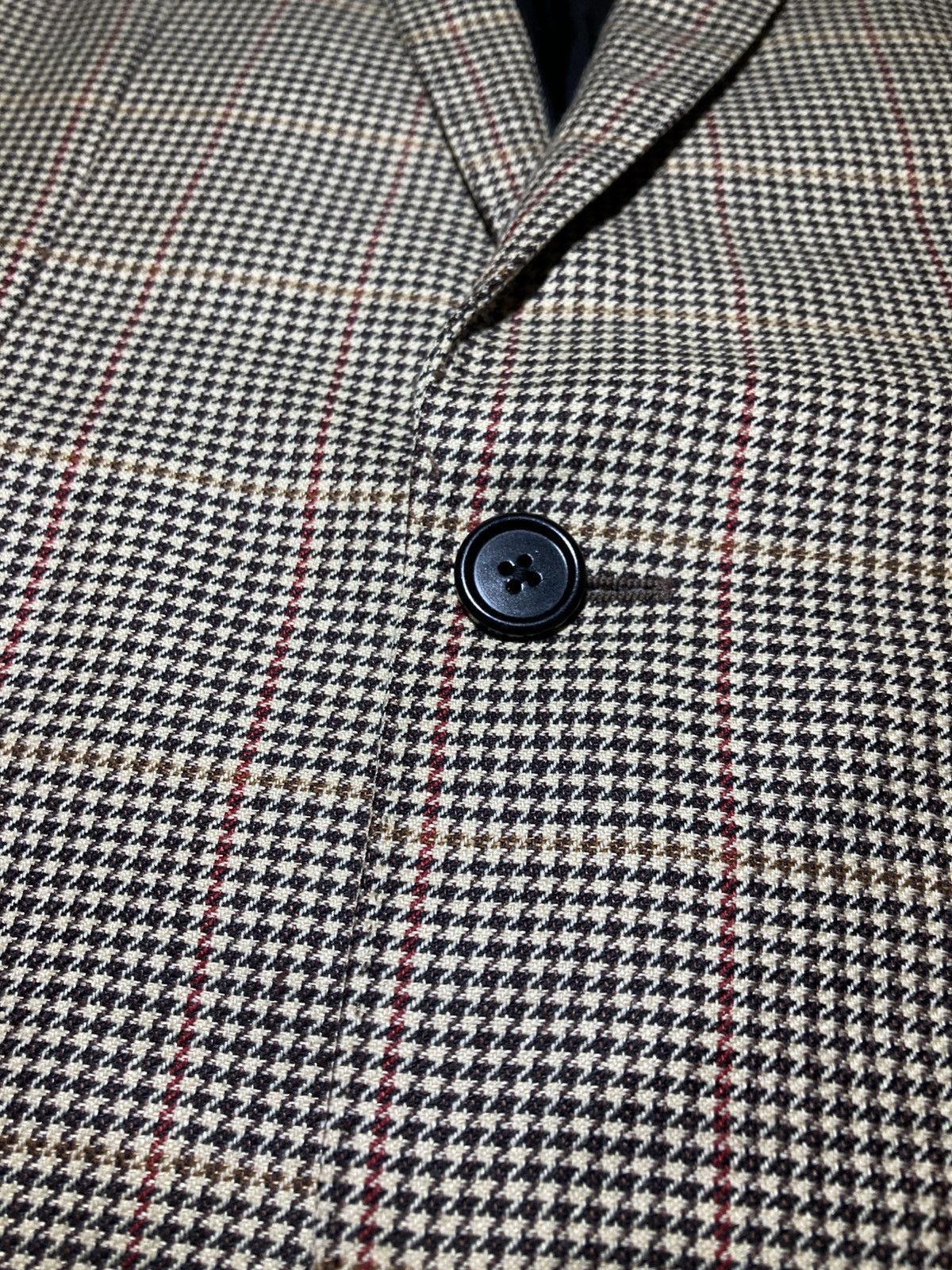 Celine SS20 Celine Houndstooth Check Coat Blazer Jacket 2020 70s Size 44R - 2 Thumbnail