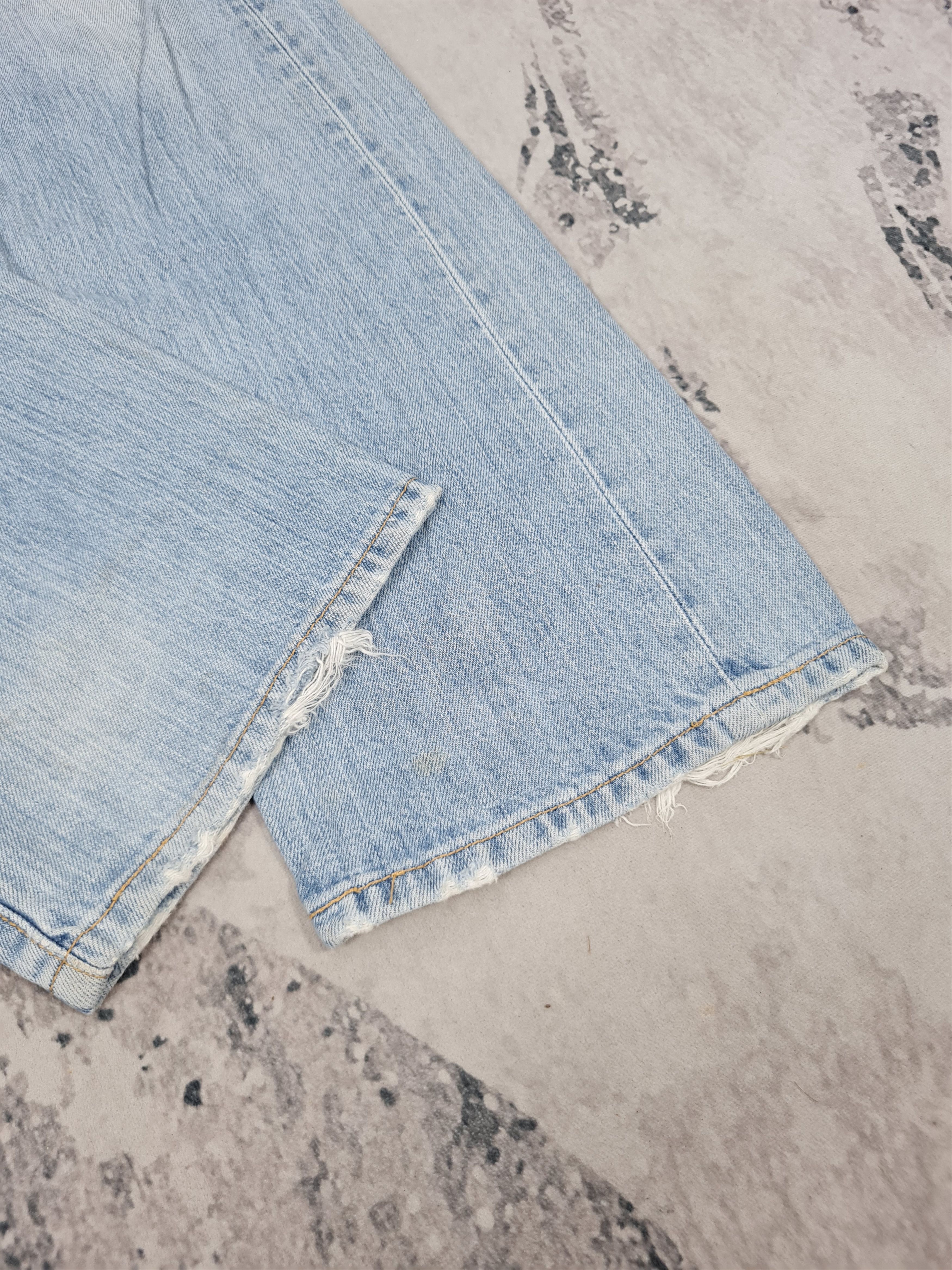 Levi's Vintage Clothing Vtg LEVIS 501 Distressed Faded Ripped Jeans L0381 Size 34X32 Size US 34 / EU 50 - 7 Thumbnail