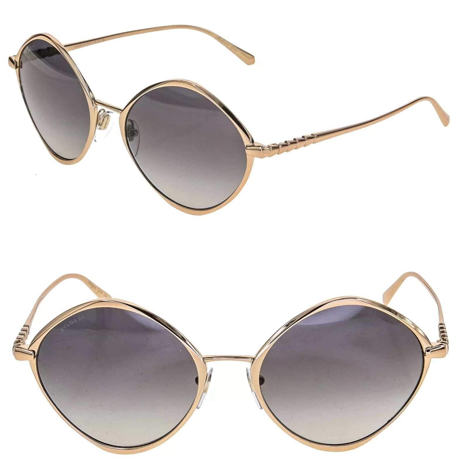 Bvlgari BVLGARI Le Gemme 6186 Rose Grau Round Sunglasses BV6186K Size ONE SIZE - 1 Thumbnail