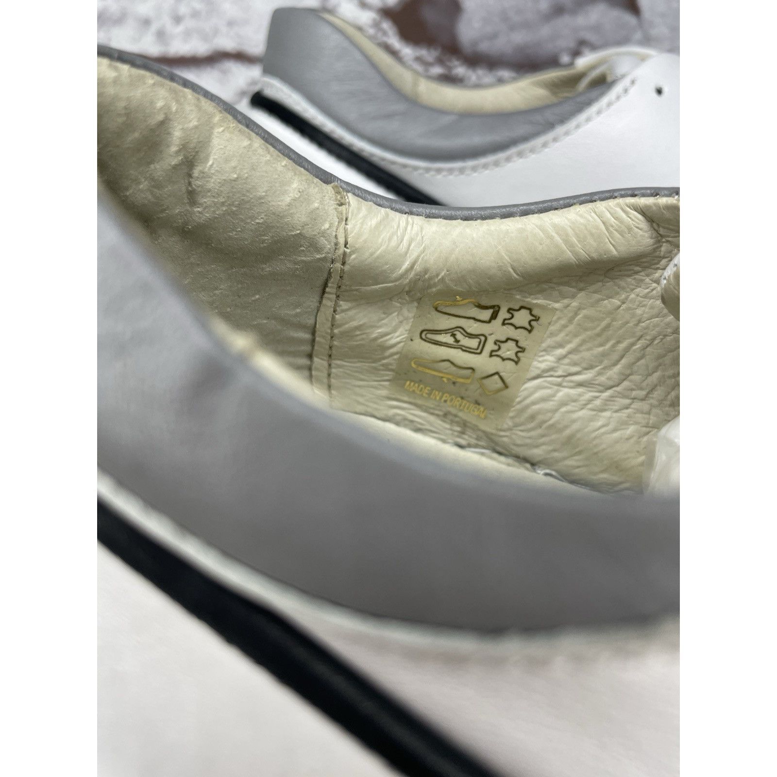 ALBA Gamma 4 True Alma Mater White Leather Strap Lace Up Shoes Me Size US 7 / EU 40 - 10 Thumbnail