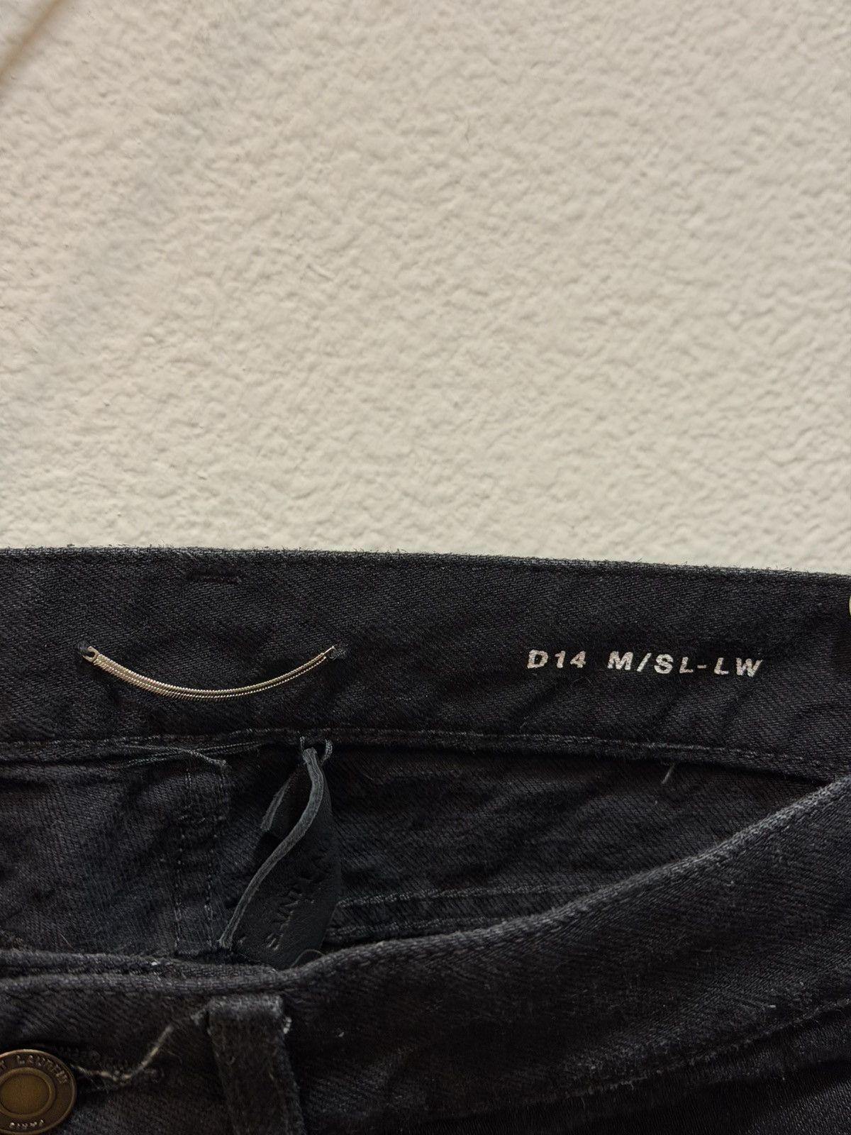 Saint Laurent Paris Sample D14 Slim Denim Jeans 29 Size US 30 / EU 46 - 5 Thumbnail