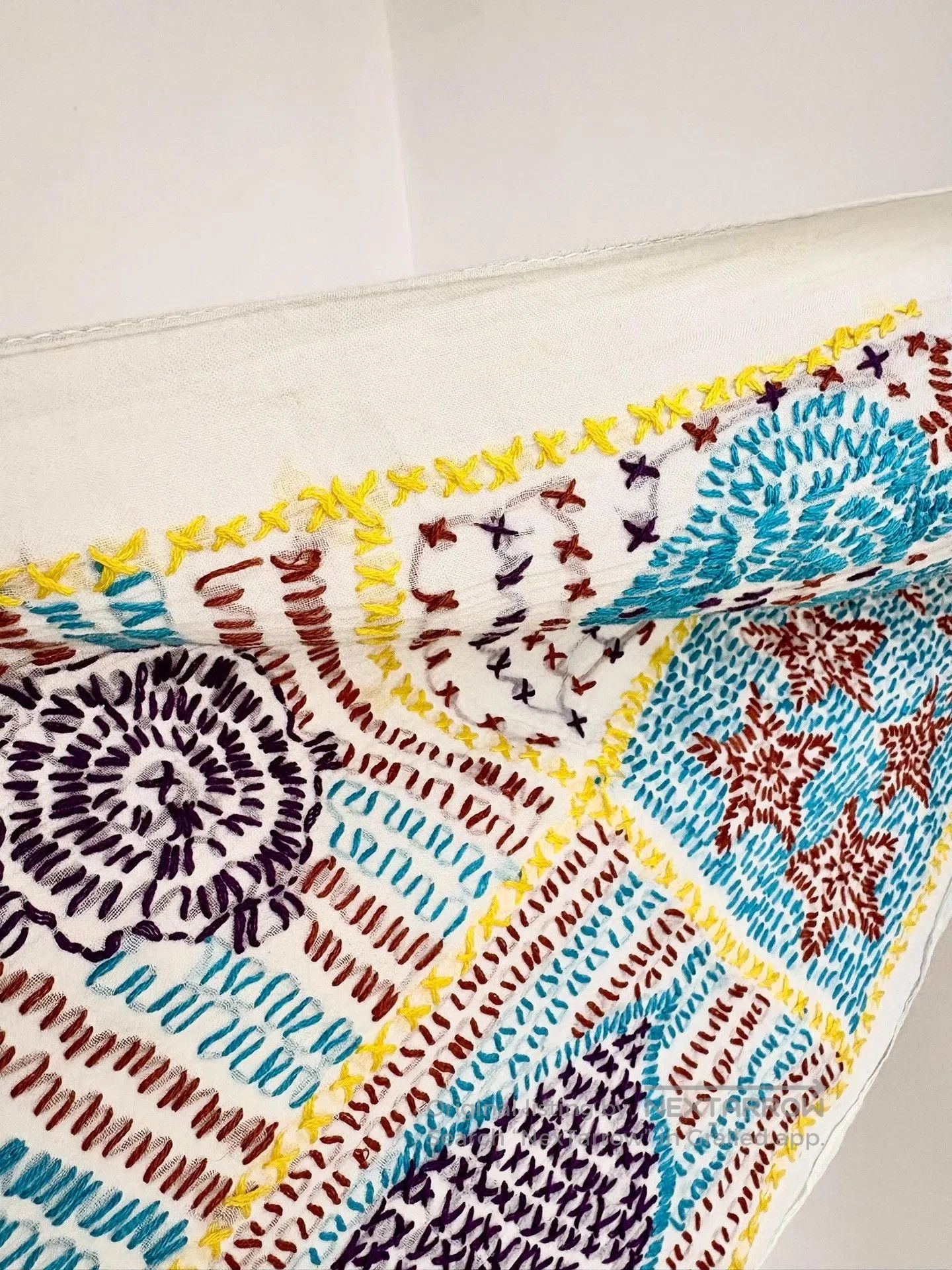 Vivienne Westwood Vivienne Westwood Vintage Saturn Embroidery Scarf. Size ONE SIZE - 7 Thumbnail