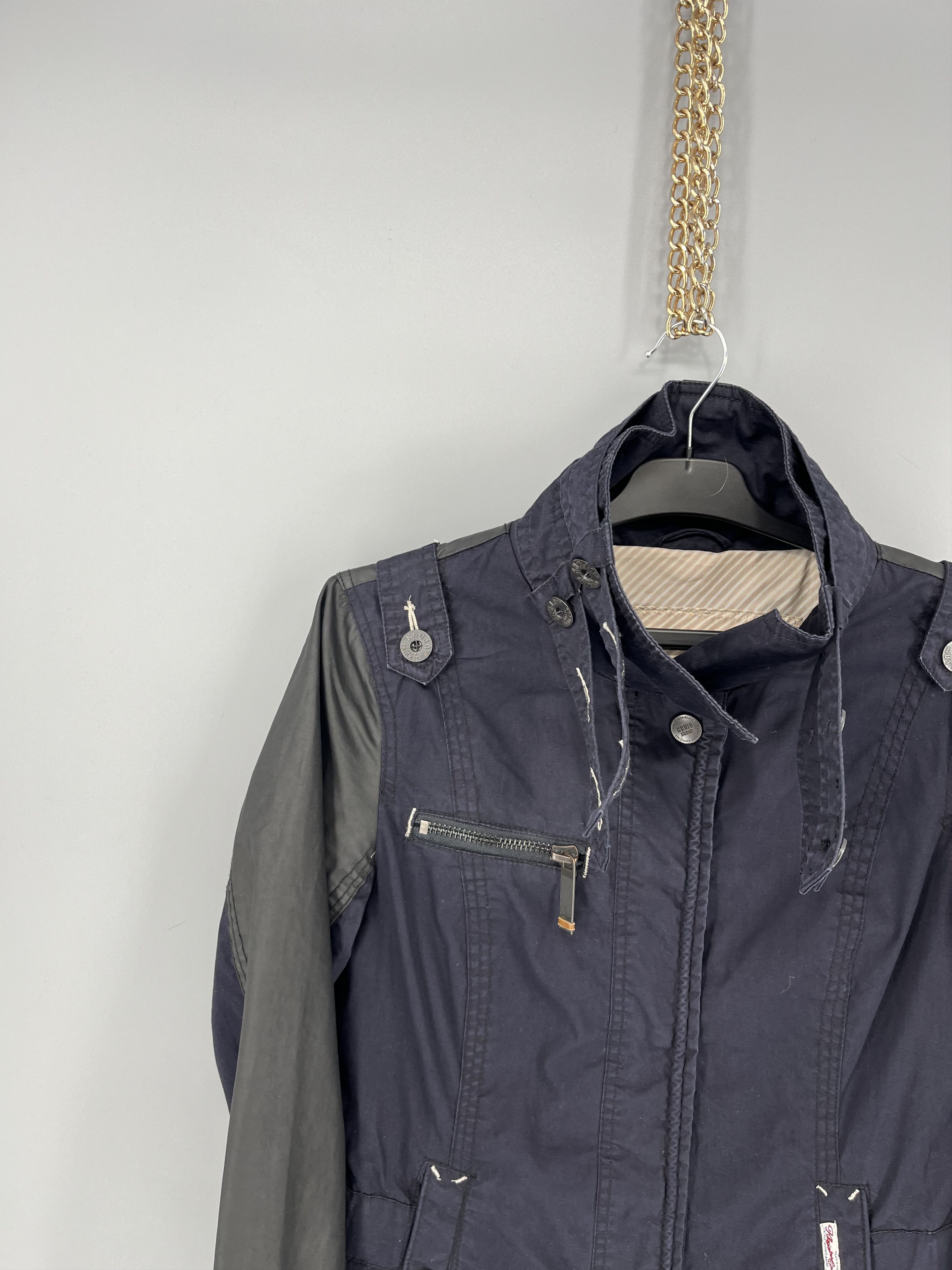 khujo Vintage KHUJO Military Jacket Womens Size L Streetwear Style Size L / US 10 / IT 46 - 4 Thumbnail