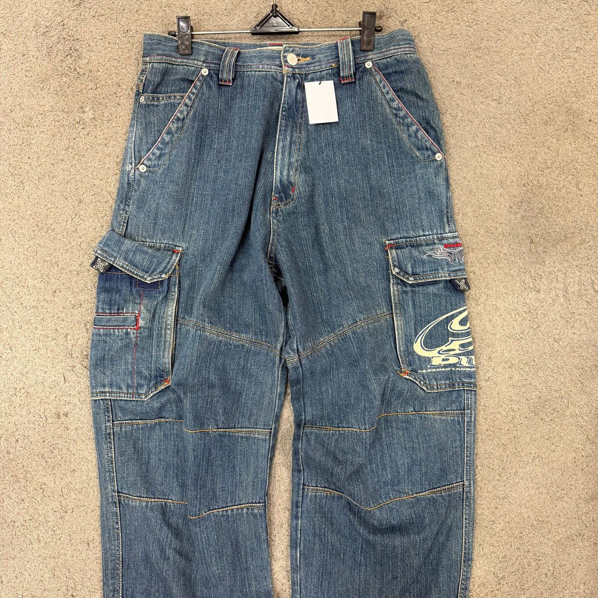 Japanese Brand Piko Y2K Double Knee Cargo Denim Vintage Japanese Brand Size US 30 / EU 46 - 3 Thumbnail