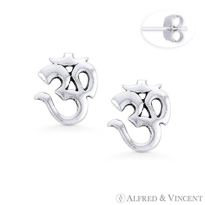 Other Om Aum Symbol Hindu/Buddhist Charm Stud Earrings Size ONE SIZE - 1 Preview