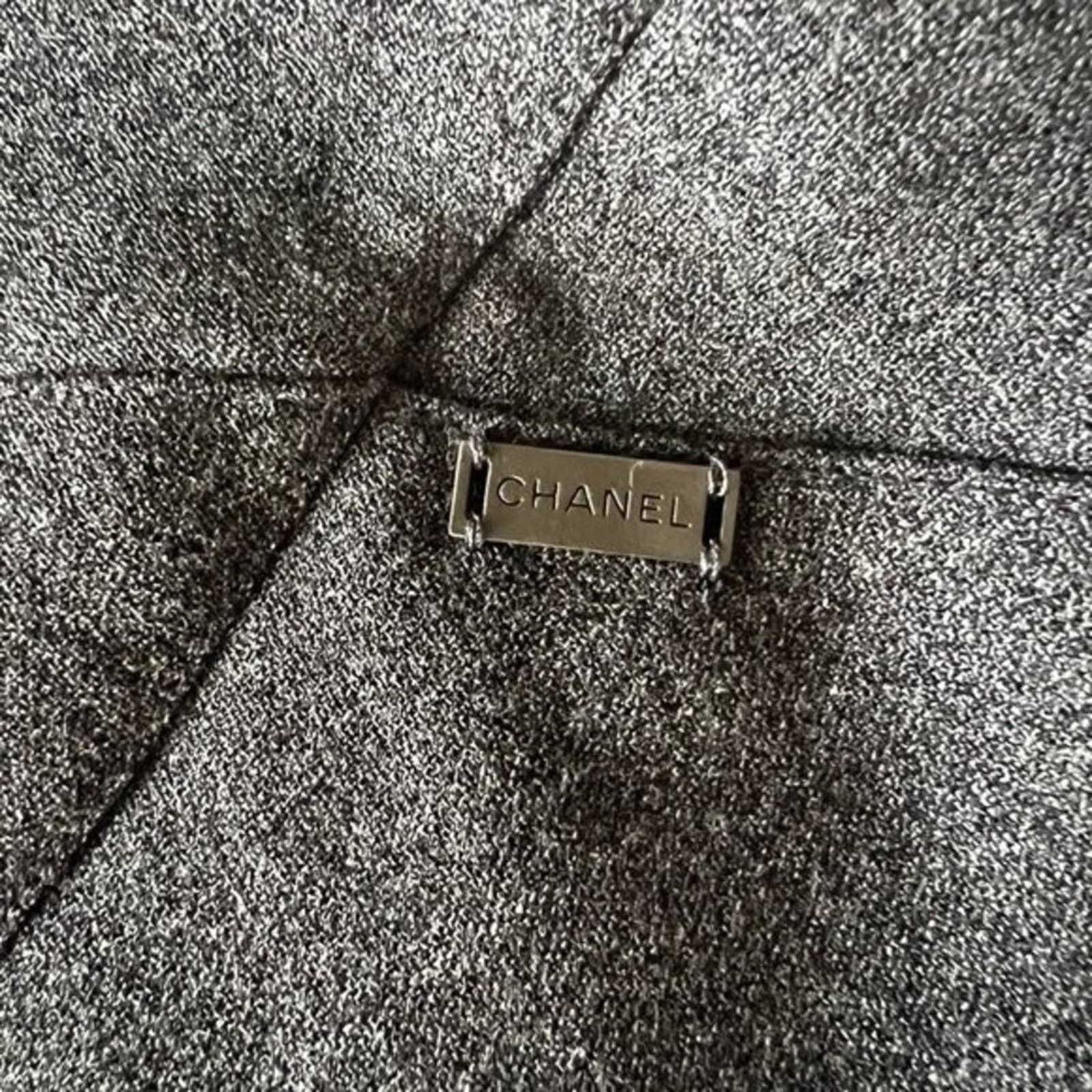 Chanel CHANEL Grey Vintage Knee-Length Skirt, Small Size 28" / US 6 / IT 42 - 6 Thumbnail