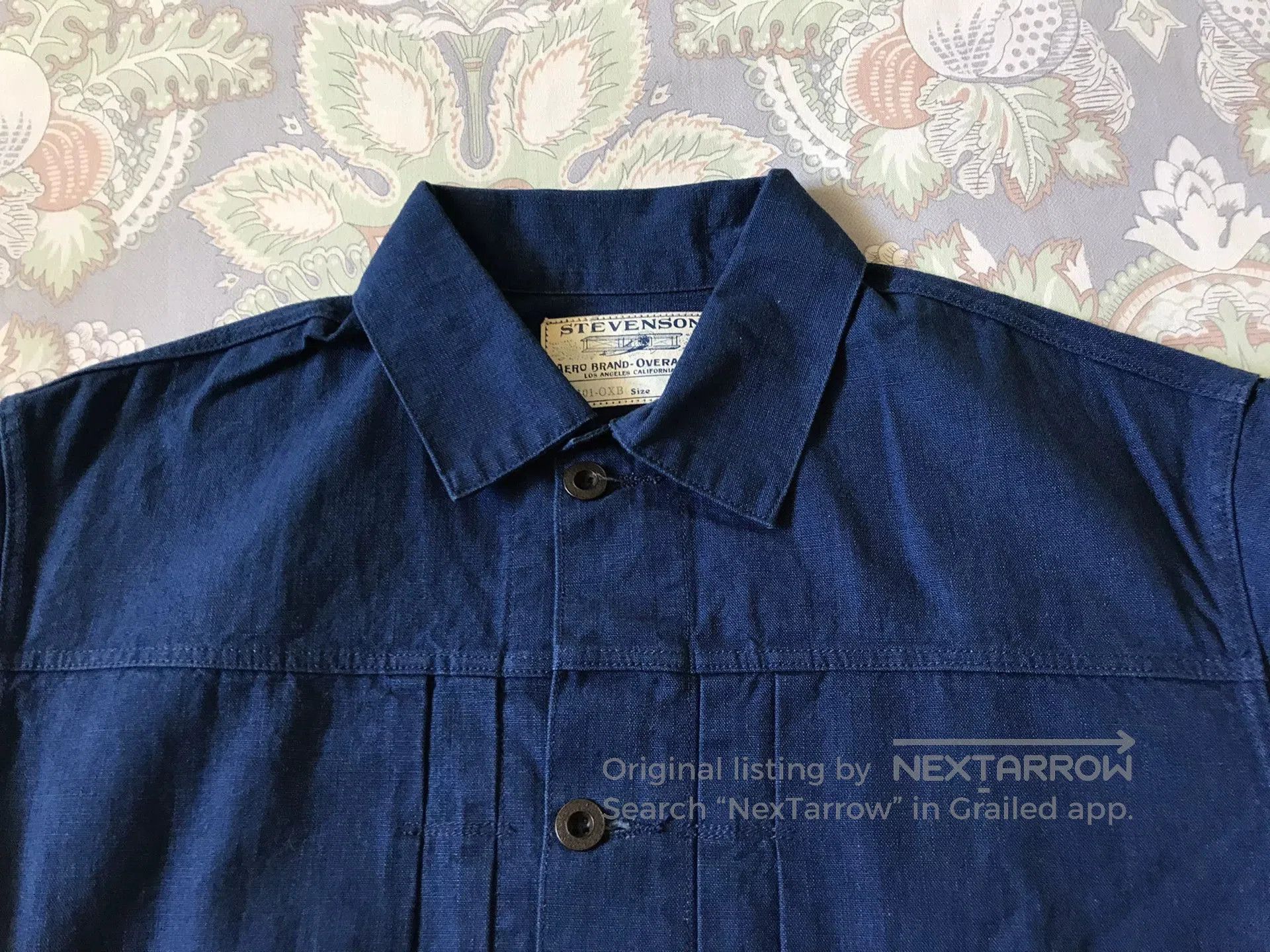 Stevenson Overall Co. Stevenson Overall Indigo Work Jacket. Size US M / EU 48-50 / 2 - 4 Thumbnail