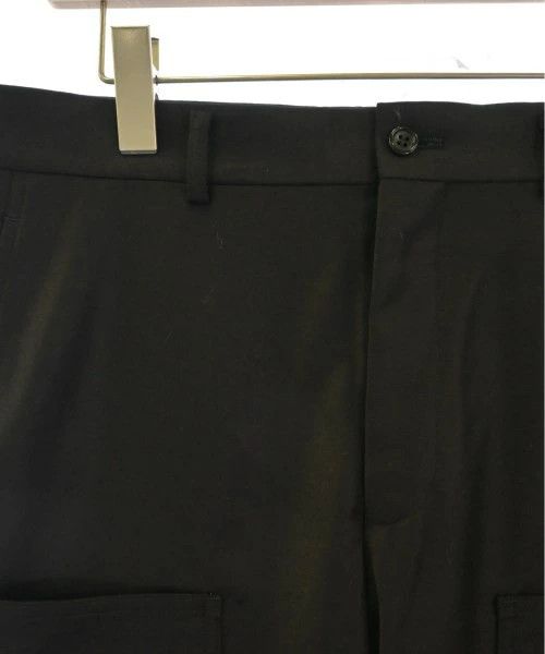 Comme des Garcons Homme Deux Casual Pants Wool Polyester Slacks Plain Zipper Black Size US 33 - 5 Thumbnail
