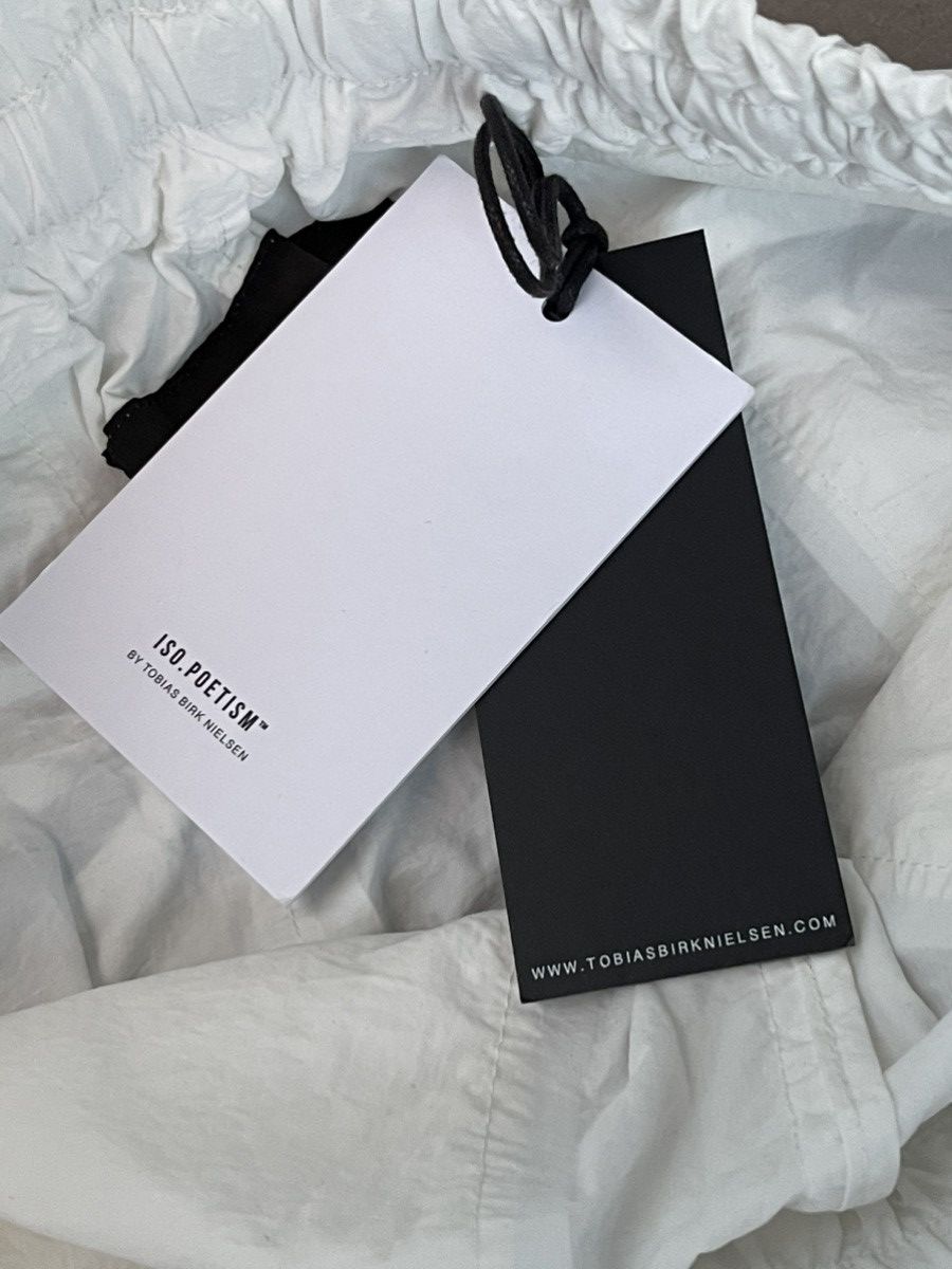 Tobias Birk Nielsen !DS! SS23 Iso Poetism Tobias Birk Nielsen White Nylon Pants Size US 34 / EU 50 - 21 Thumbnail