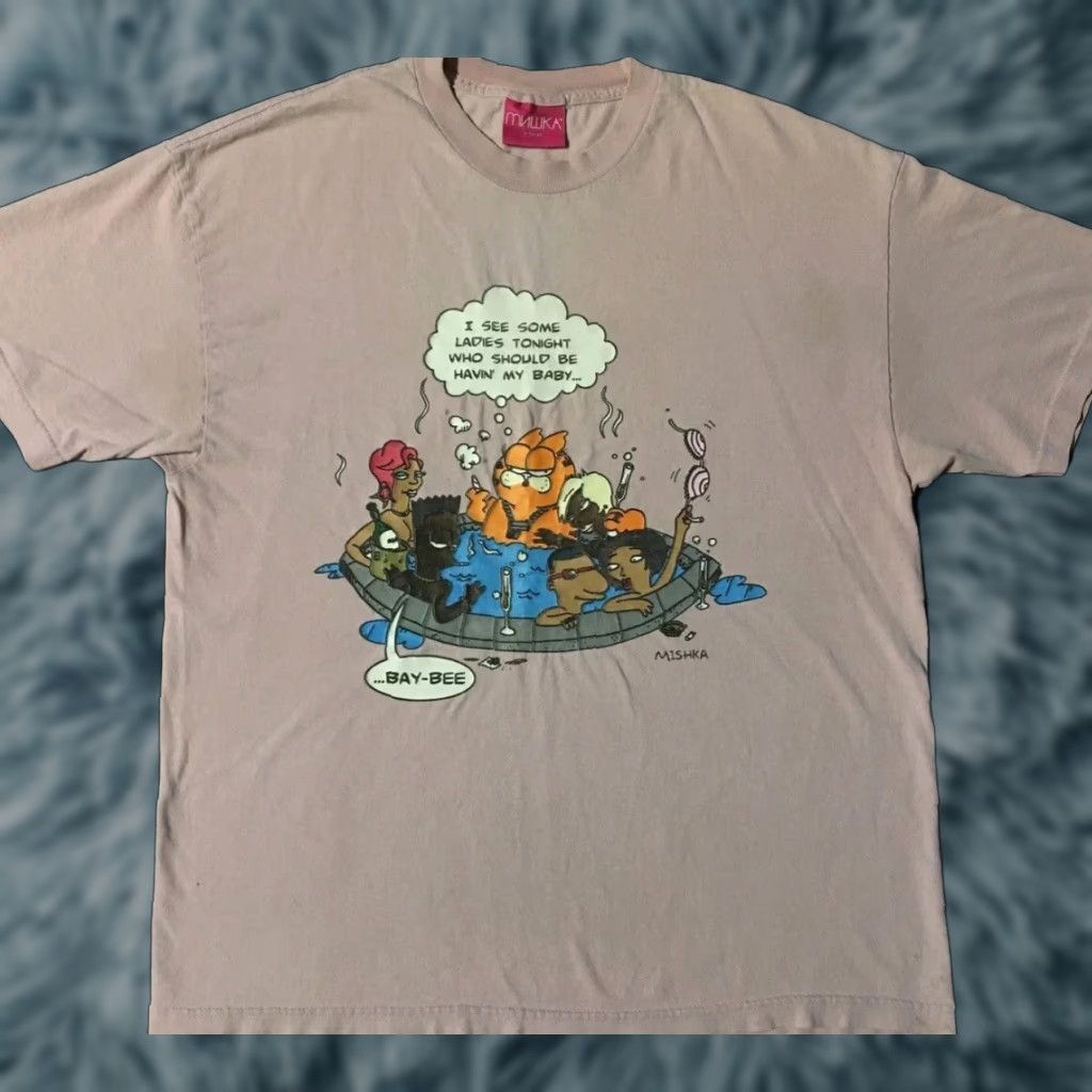 Vintage VINTAGE Mishka Bart Simpson Pink T-Shirt XL Mens Cartoon Biggie 90s 80s Grunge Punk Rap Hip Hop Retro Streetwear Shirt Size US XL / EU 56 / 4 - 1 Thumbnail