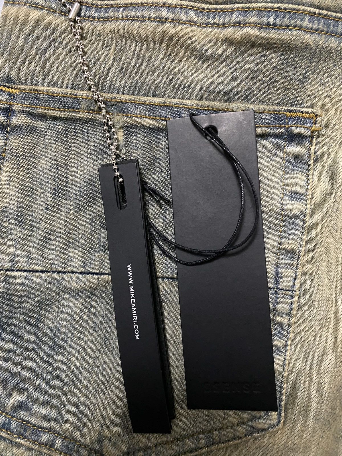 Amiri Amiri Indigo Broken Track Jean Size US 34 / EU 50 - 3 Thumbnail