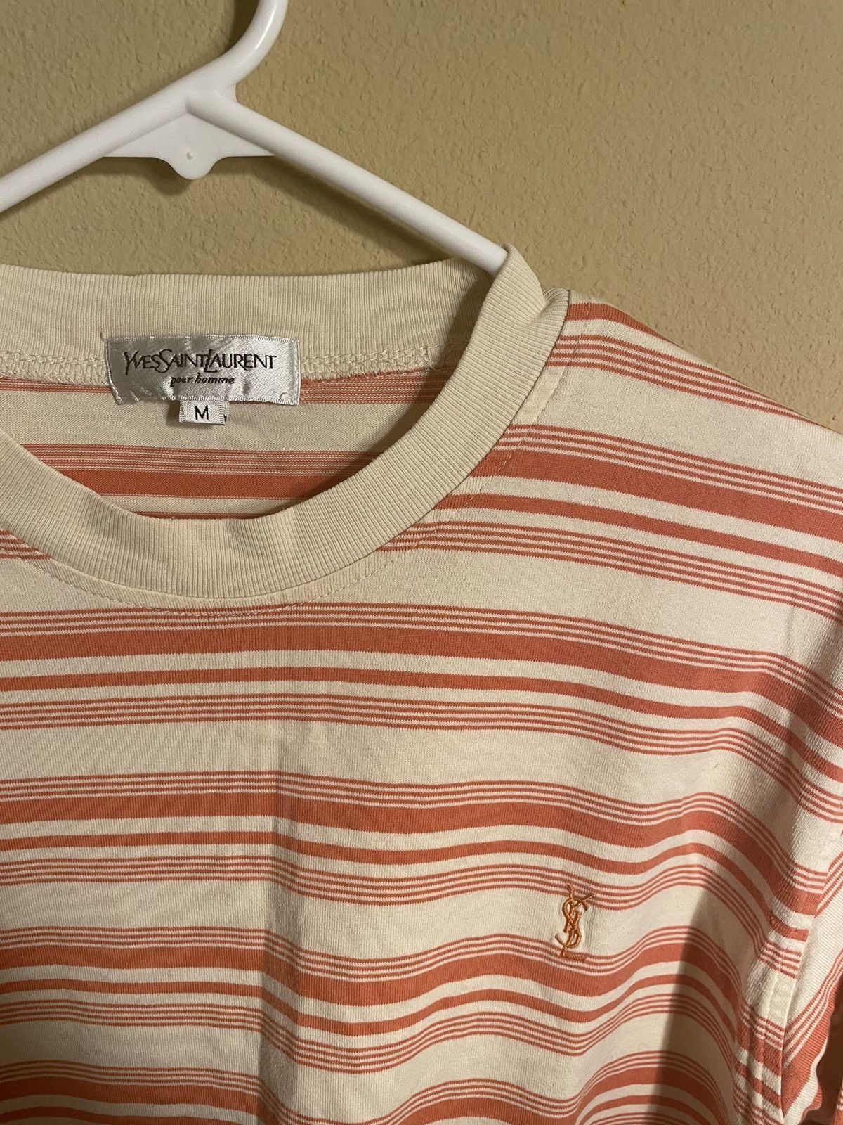 Yves Saint Laurent YSL Striped Tee Size US M / EU 48-50 / 2 - 2 Thumbnail