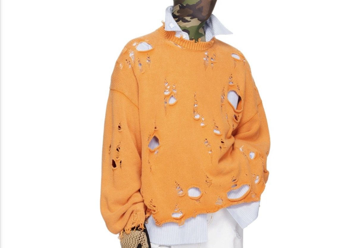 Doublet Doublet destroyed knitwear/ knit pullover 73/106 Size US M / EU 48-50 / 2 - 3 Thumbnail