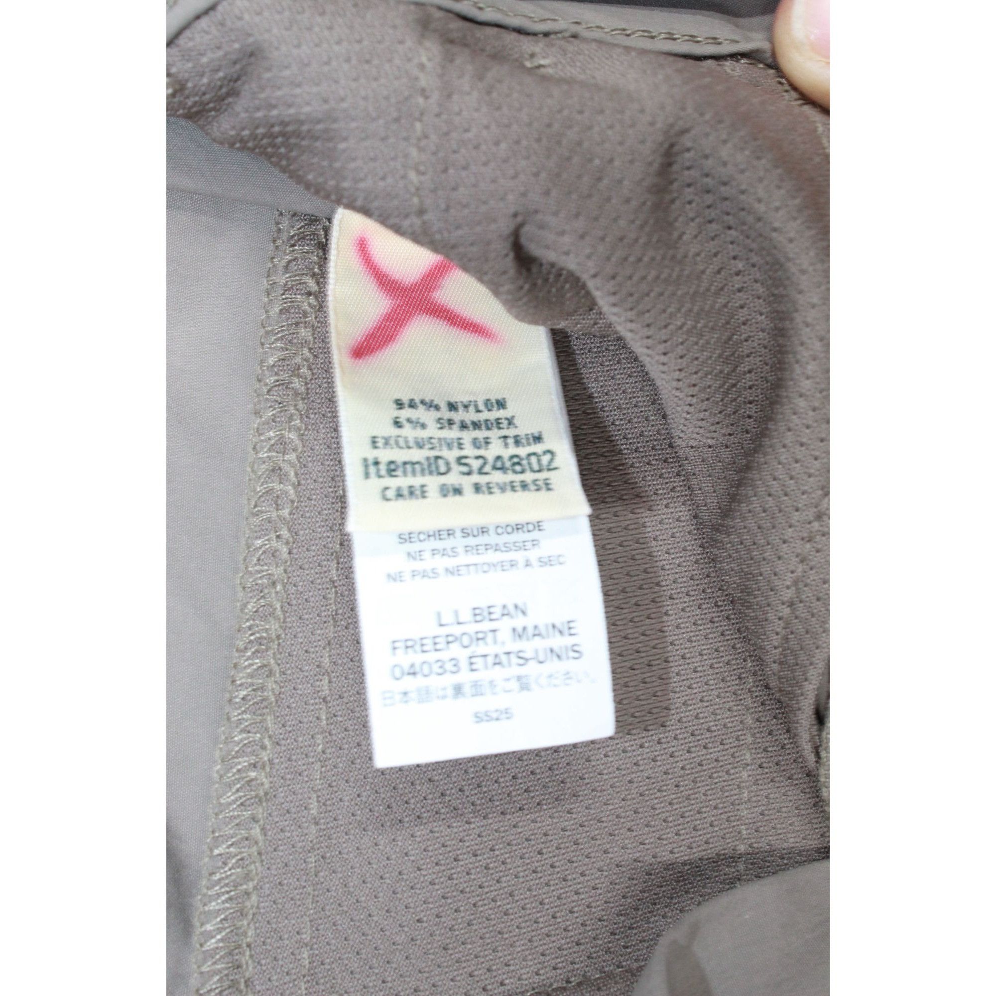 L.L. Bean LL Bean Womens Toasted Almond Straight Leg Trail Pants 8 Size 30" / US 8 / IT 44 - 4 Thumbnail