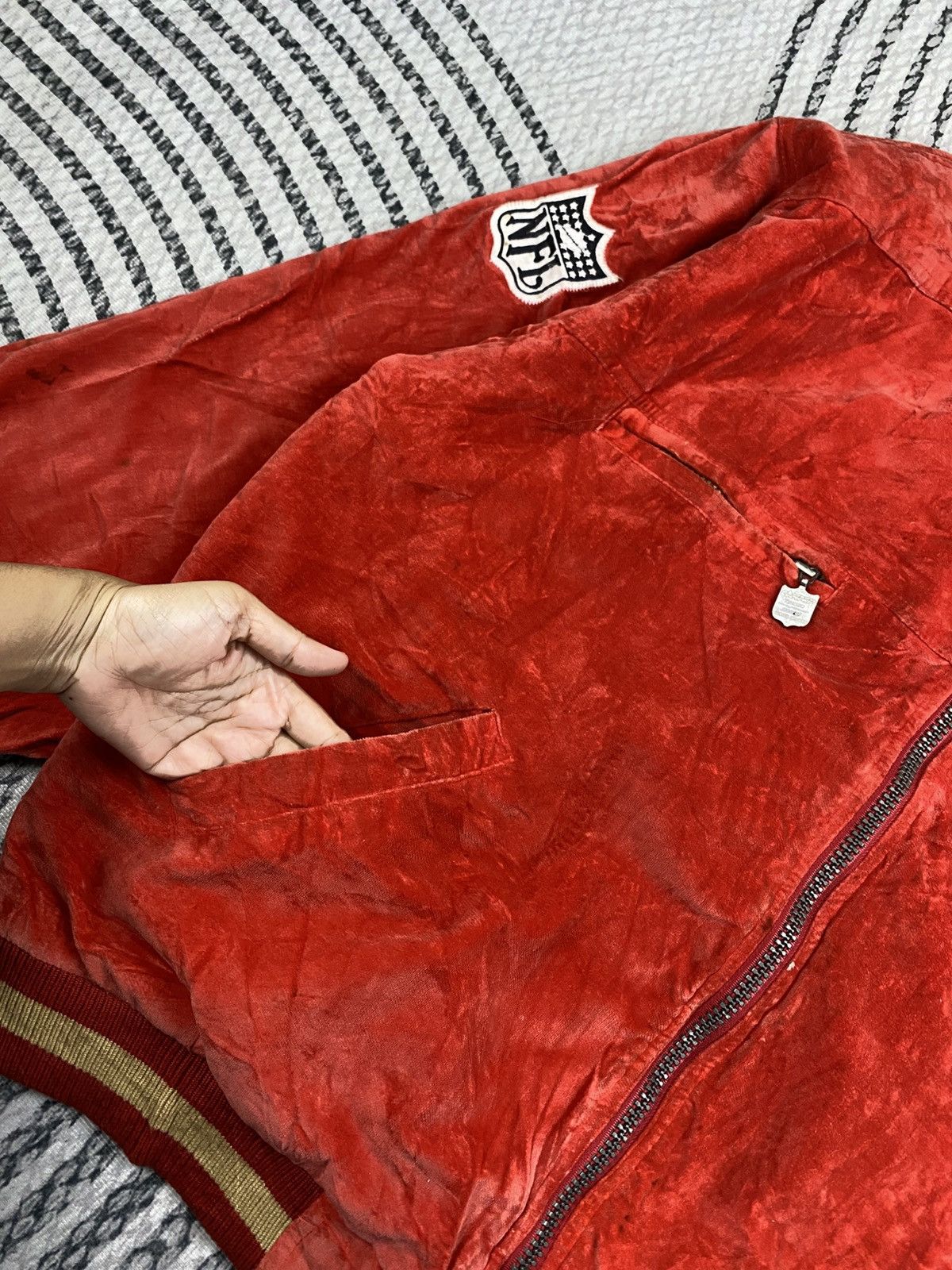 Vintage Camfri NFL San Francisco 49ers League Bomber Jacket