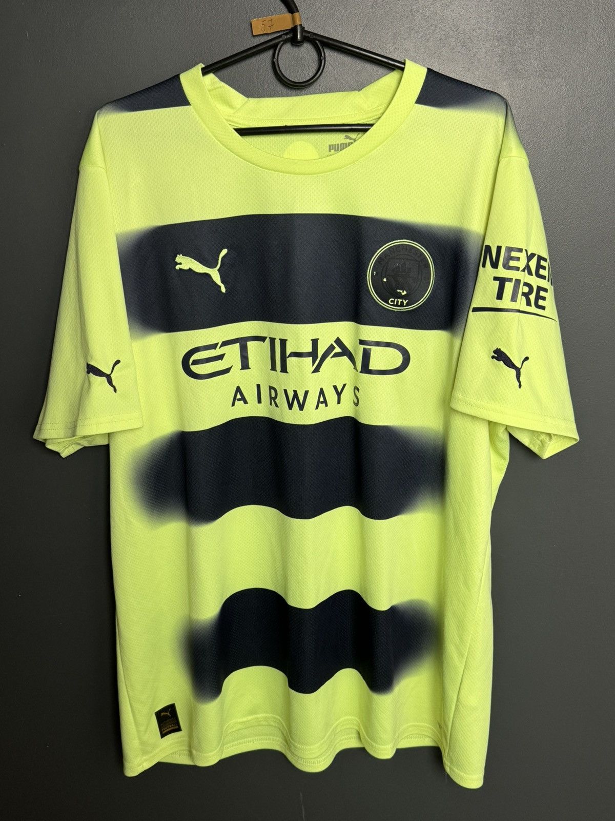 Puma Manchester City 22/23 Third Player Issue Football Jersey Size US XL / EU 56 / 4 - 1 Thumbnail