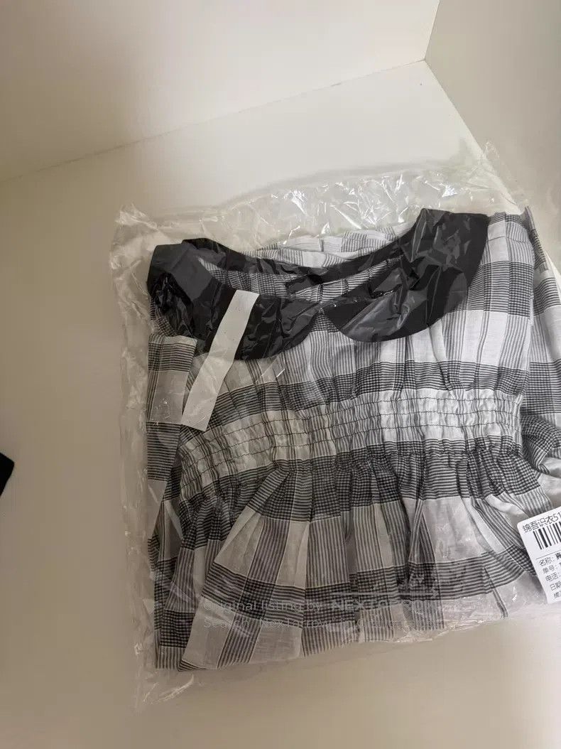 Comme des Garcons Comme des Garcons Pinafore shirt with plaid collar Size S / US 4 / IT 40 - 2 Thumbnail