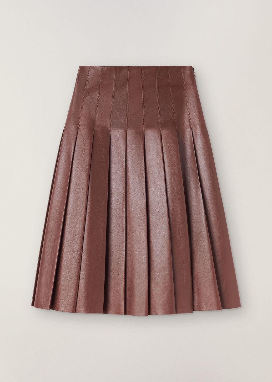 image of Loro Piana O1Loc1C0224 Lenore Af Alabama Skirt In Chocolate, Women's (Size 32)