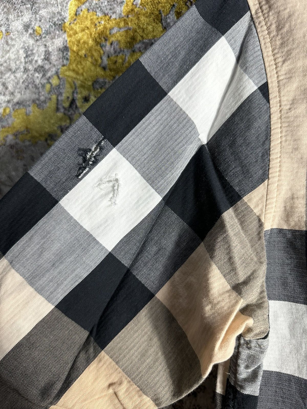 Burberry × Vintage Distressed Burberrys Plaid Novacheck Long Sleeve Shirt Size US M / EU 48-50 / 2 - 7 Thumbnail